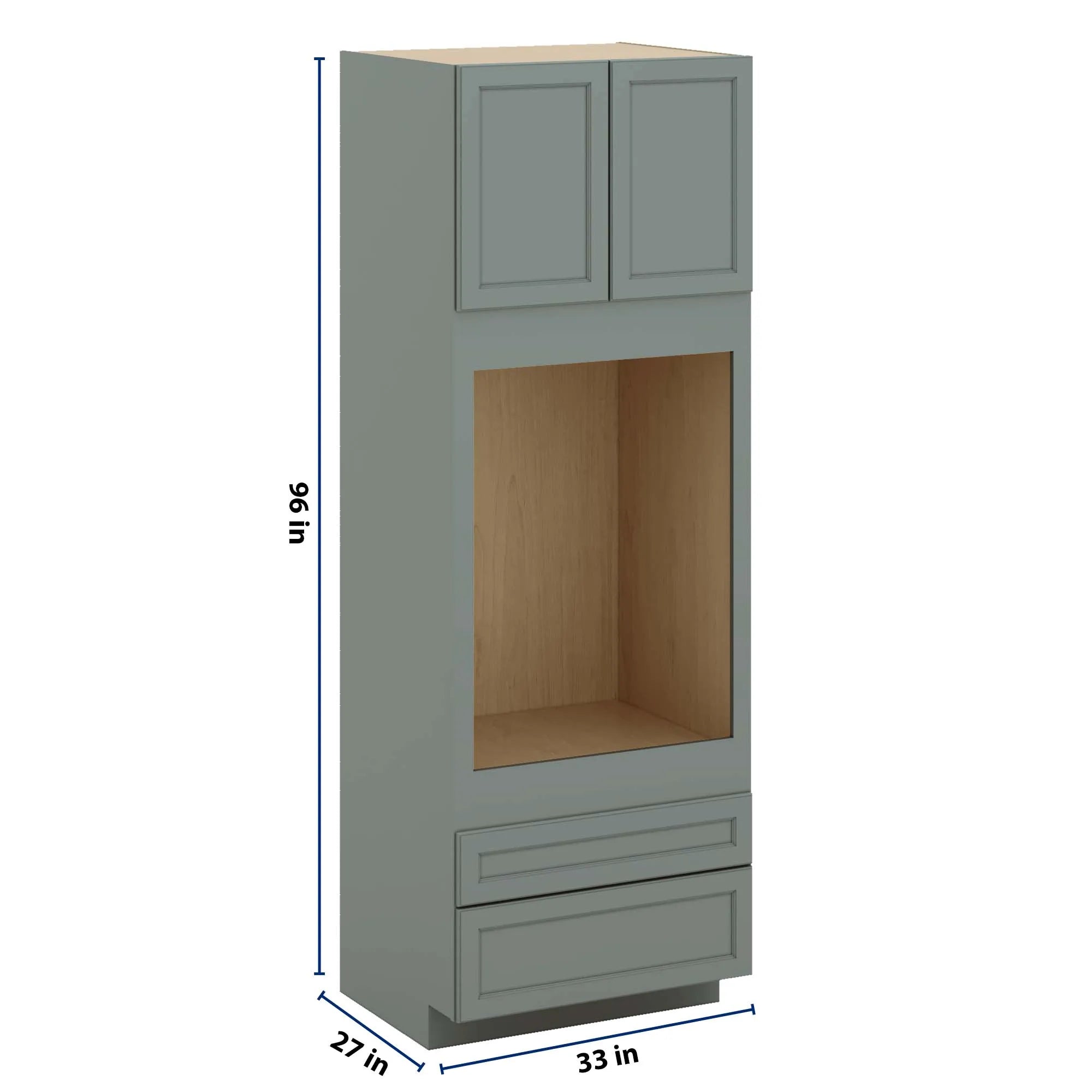 J&K Sage E3 Single Oven w/Two (2) Bottom Drawers 33" W x 96" H x 27" D