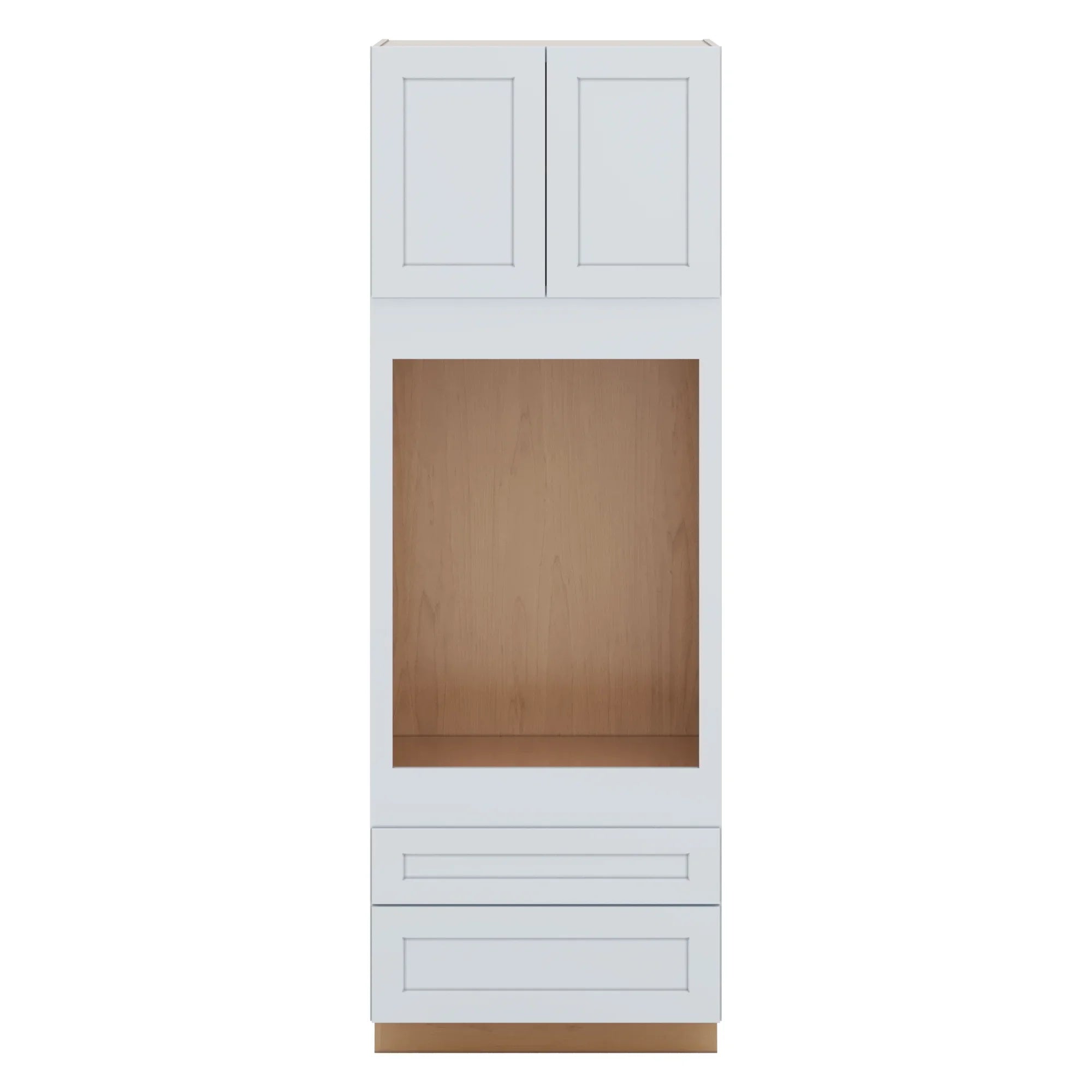 Two (2) Bottom Drawers 33" W x 96" H x 27" D