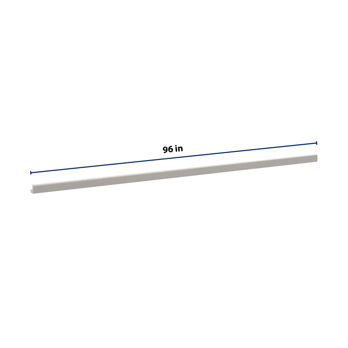 CNC Luxor 5-Piece Misty Grey 96" W X 3/4" H Outside Corner Molding 135°