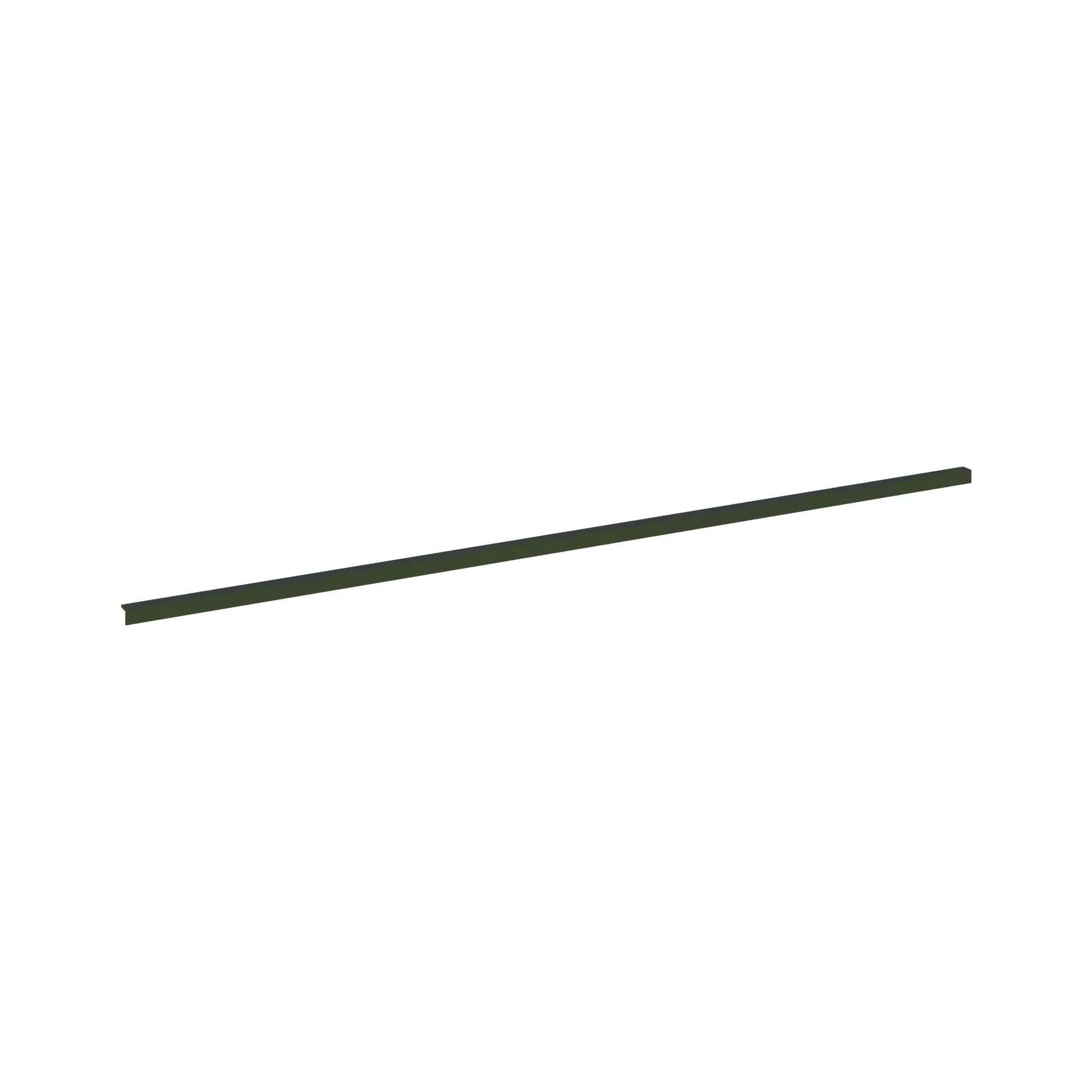 Modernform Cabinet Slim Sage Green 96" W X 3/4" H X 3/4" D Bottom Outside Crown Molding