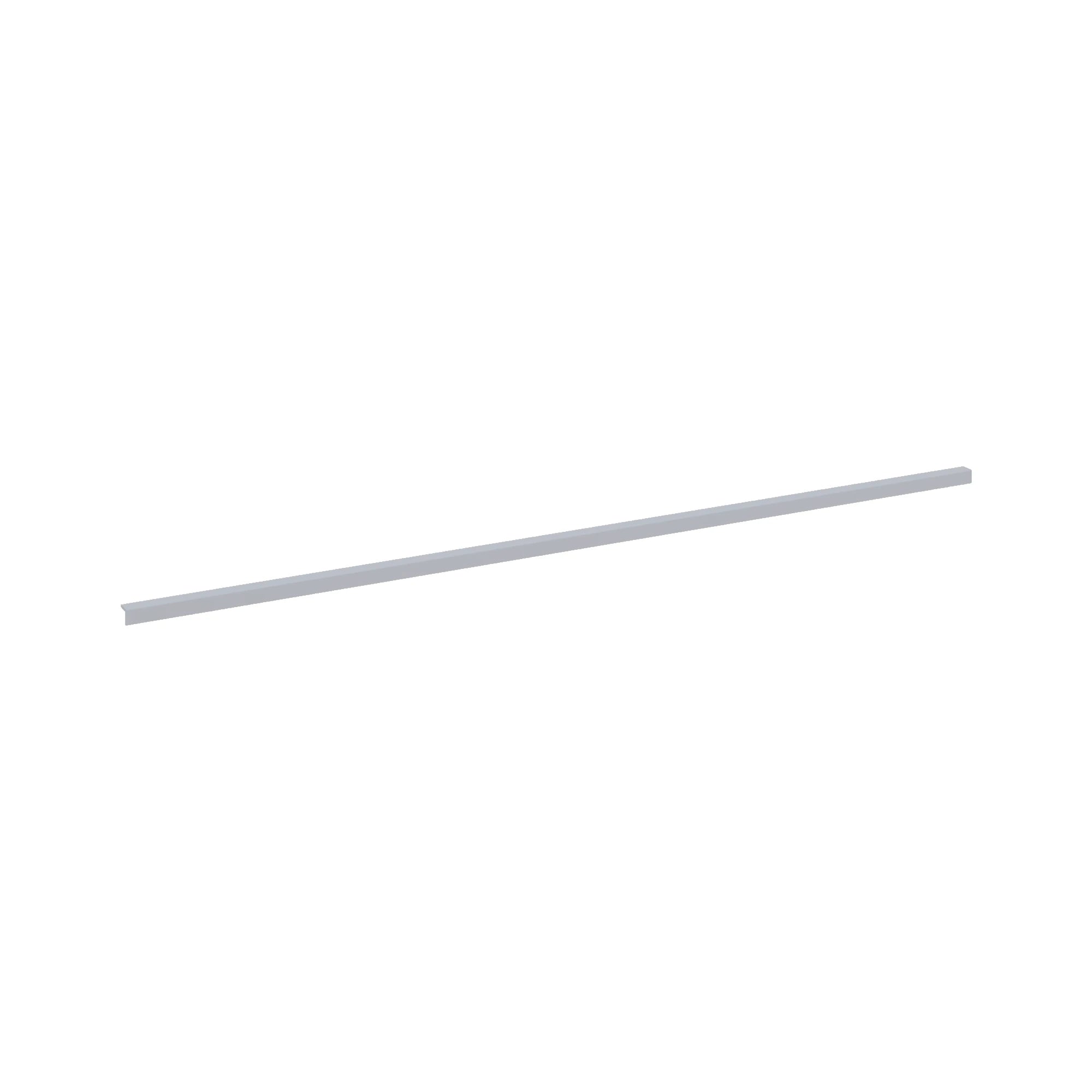 Modernform Cabinet Grey Shaker 96" W X 3/4" H X 3/4" D Bottom Outside Crown Molding