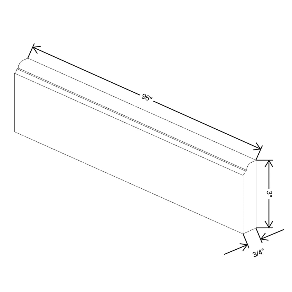 J&K Naval B7 96" W Ogee Molding