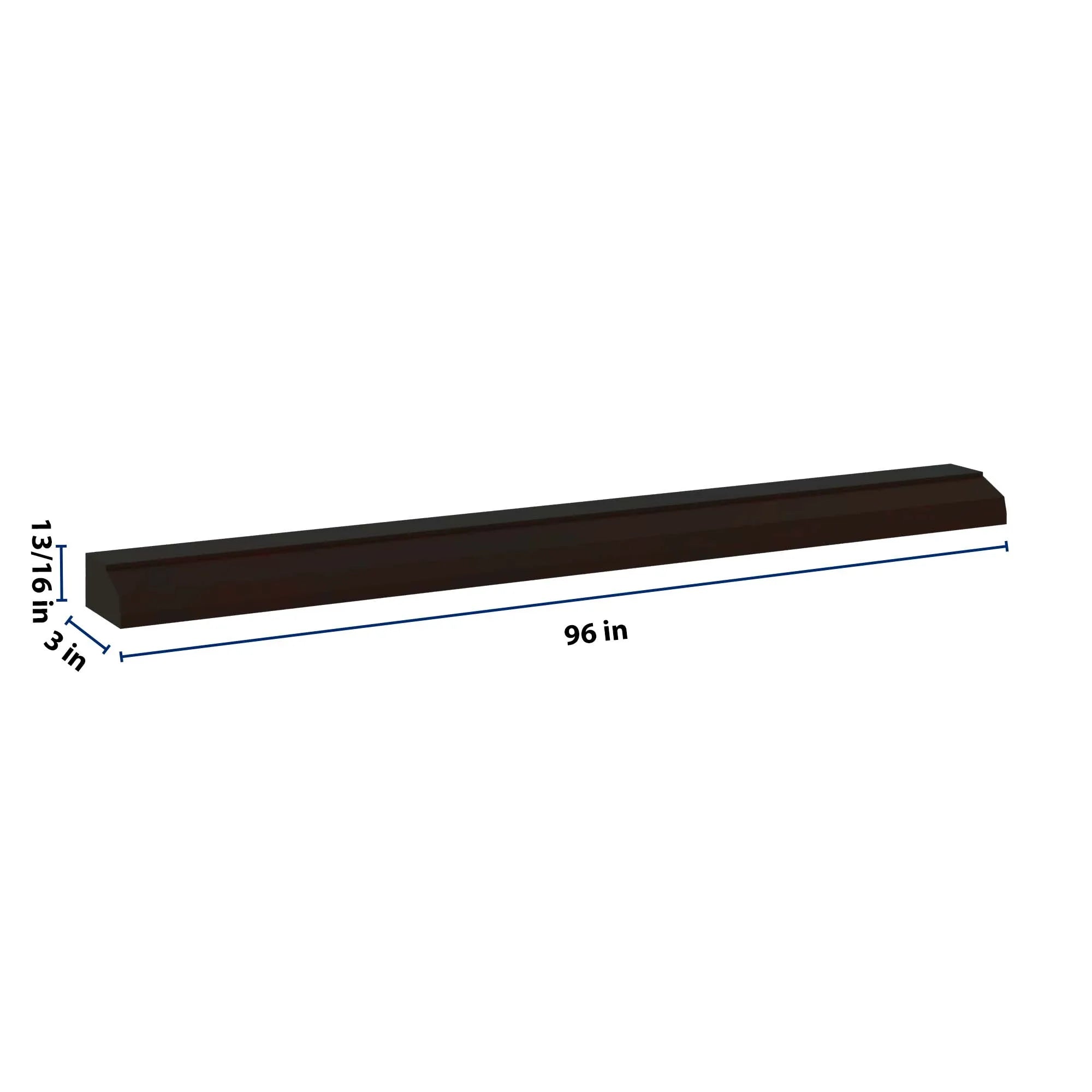 J&K Espresso K8 96" W Ogee Molding