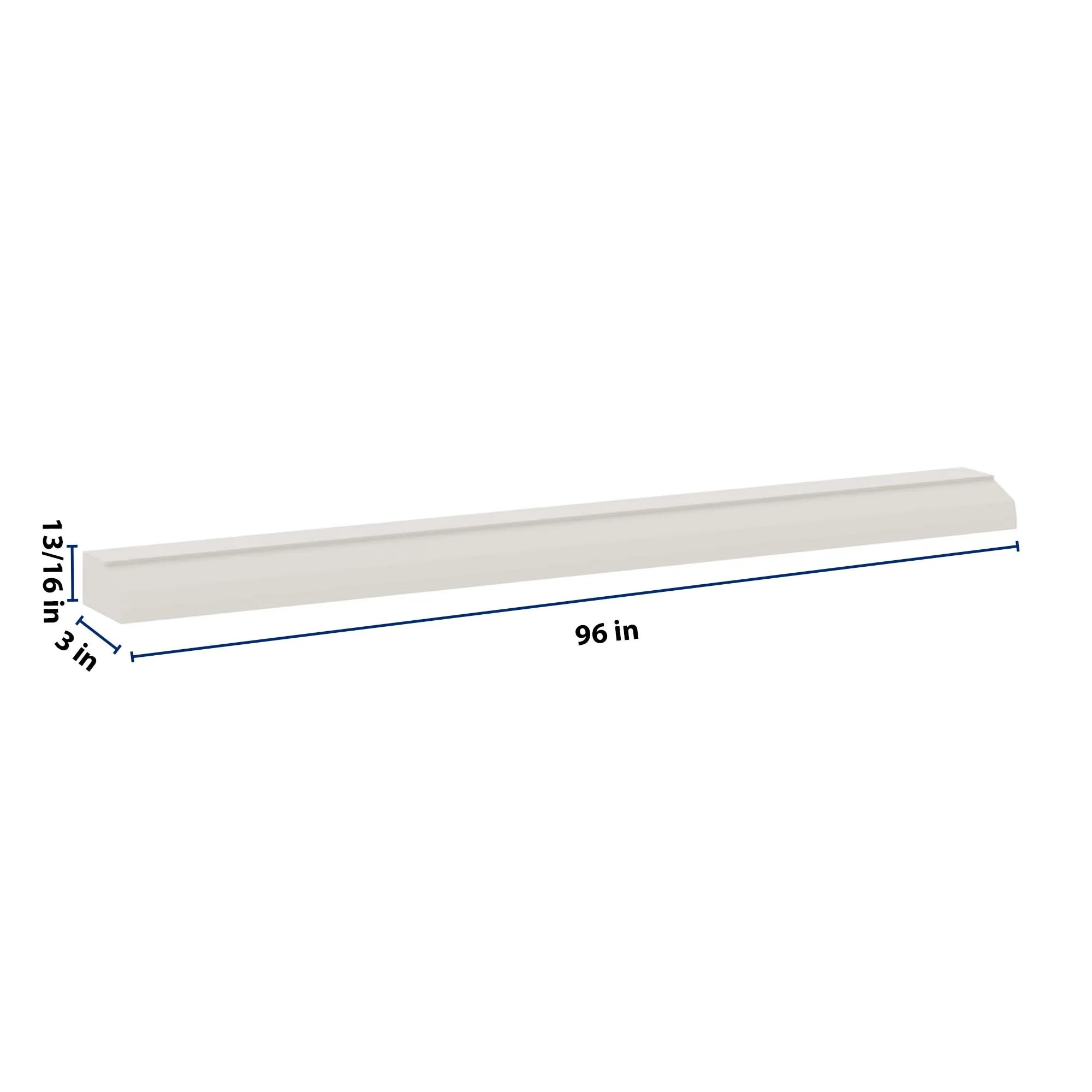 J&K Dove E1 96" W Ogee Molding
