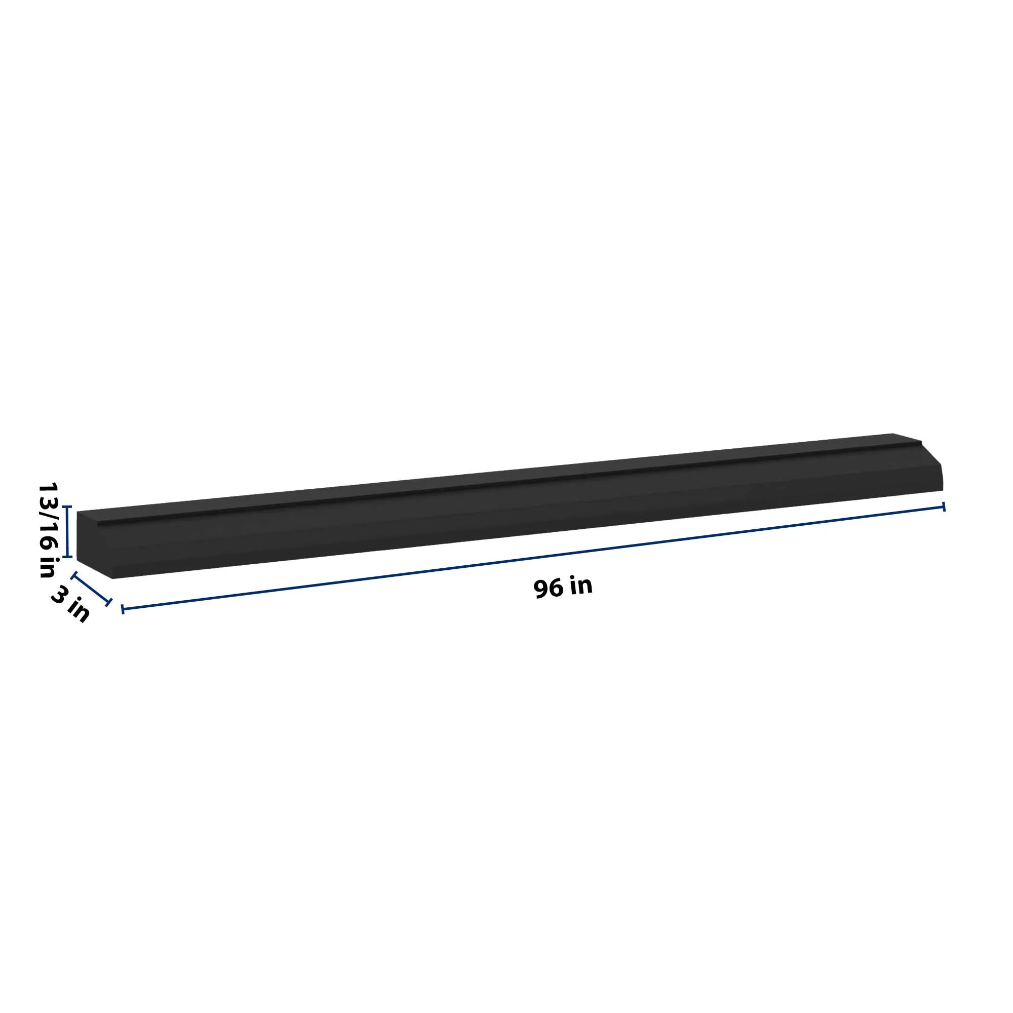 J&K Charcoal E2 96" W Ogee Molding