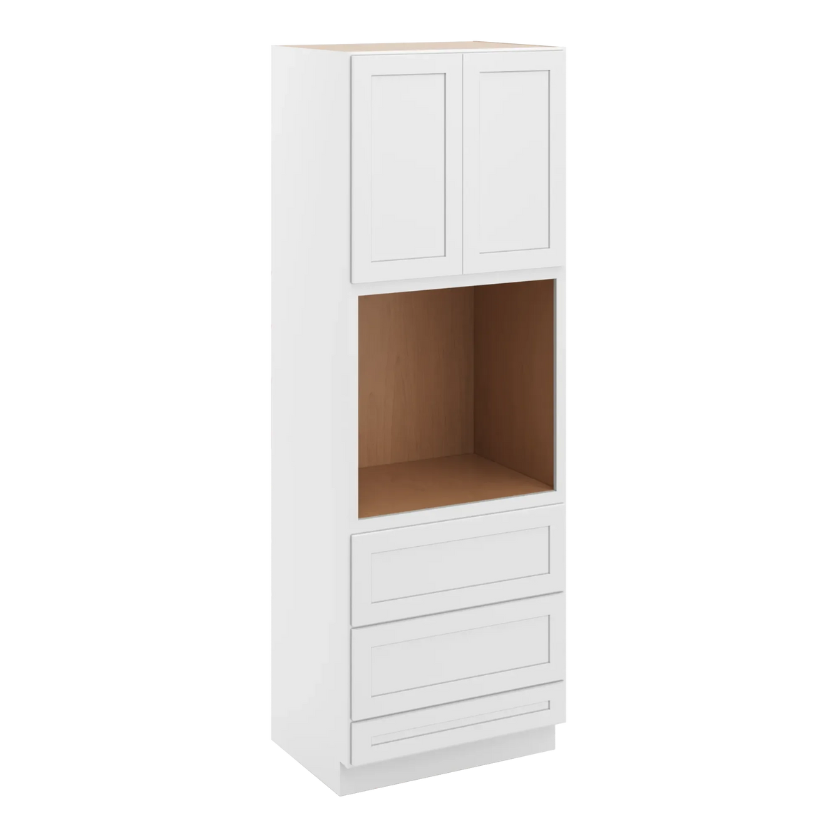cnc luxor white 33 w x 96 h double door oven cabinet