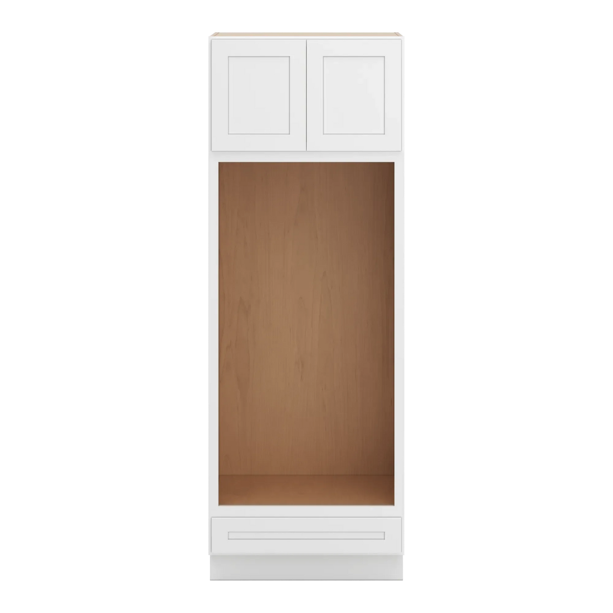 cnc luxor white 30 w x 84 h double oven cabinet