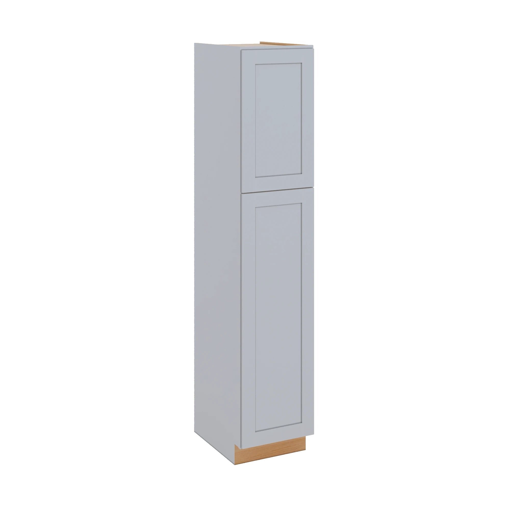Modernform Cabinet Grey Shaker 18" W X 90" H X 24" D Tall Pantry Cabinet