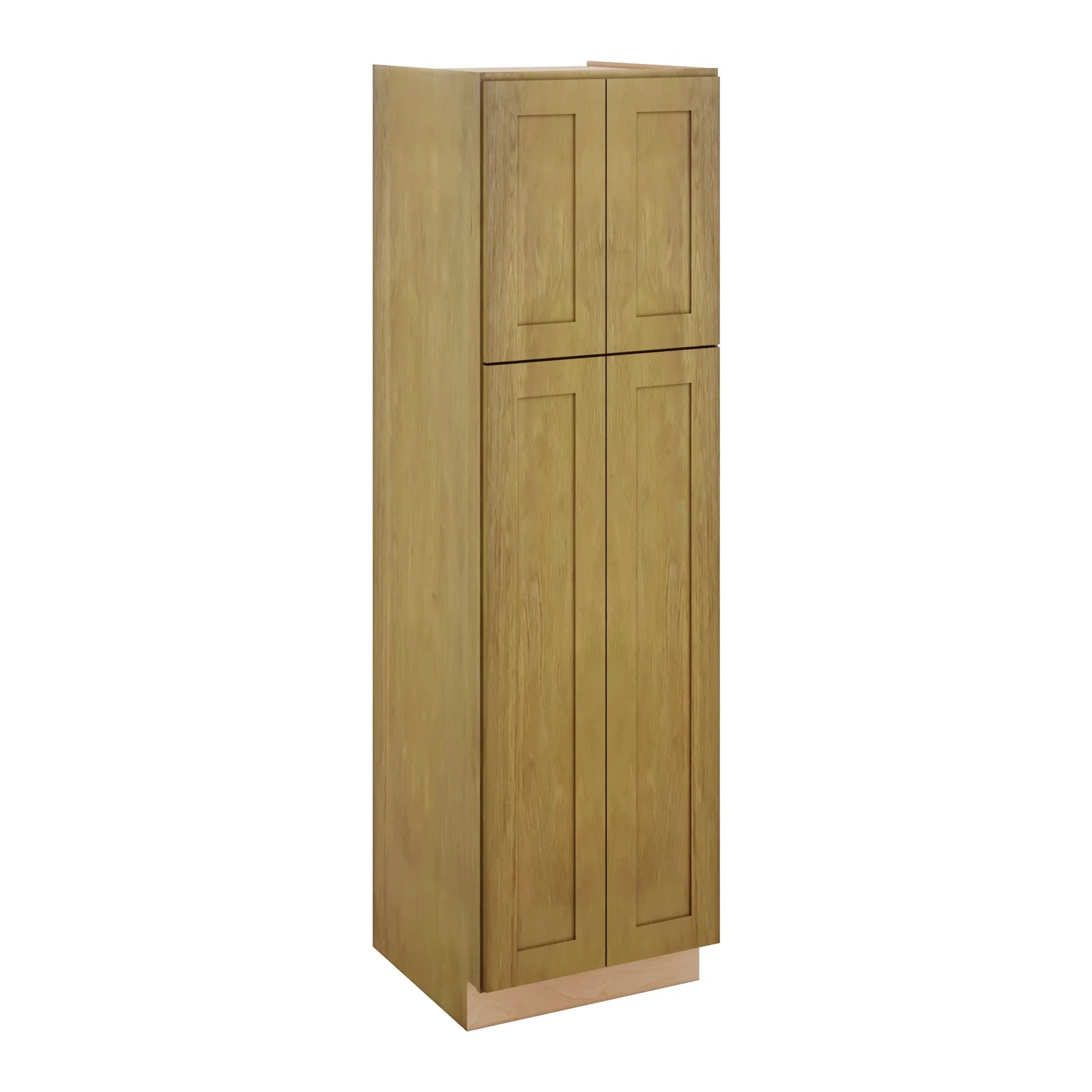 Modernform Cabinet Natural Shaker 24" W X 84" H X 24" D Tall Pantry Cabinet