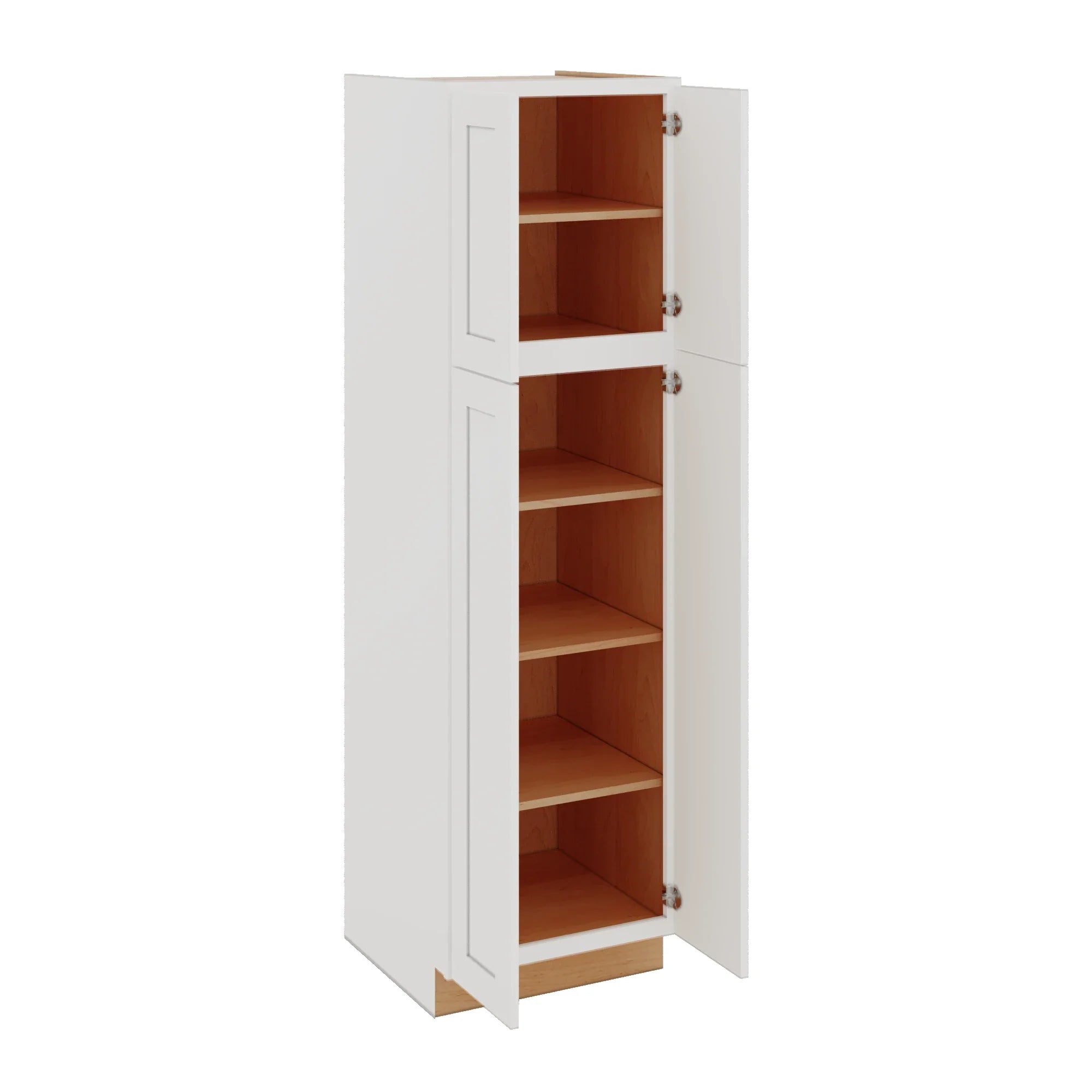 Modernform Cabinet White Shaker 24" W X 84" H X 24" D Tall Pantry Cabinet
