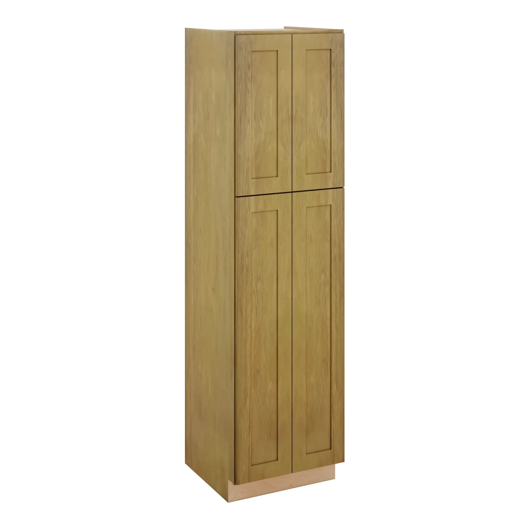 Modernform Cabinet Natural Shaker 24" W X 90" H X 24" D Tall Pantry Cabinet