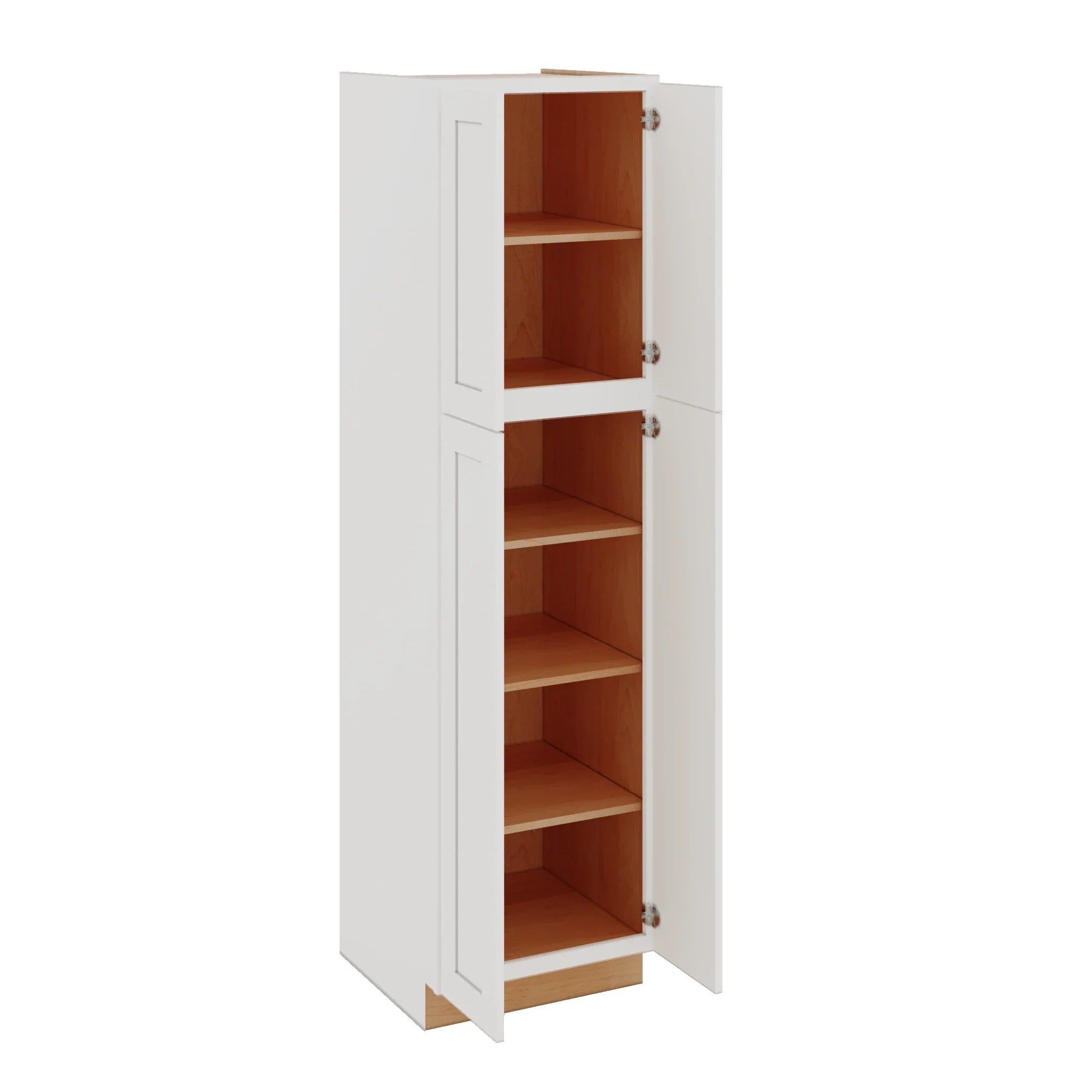 Modernform Cabinet White Shaker 24" W X 90" H X 24" D Tall Pantry Cabinet