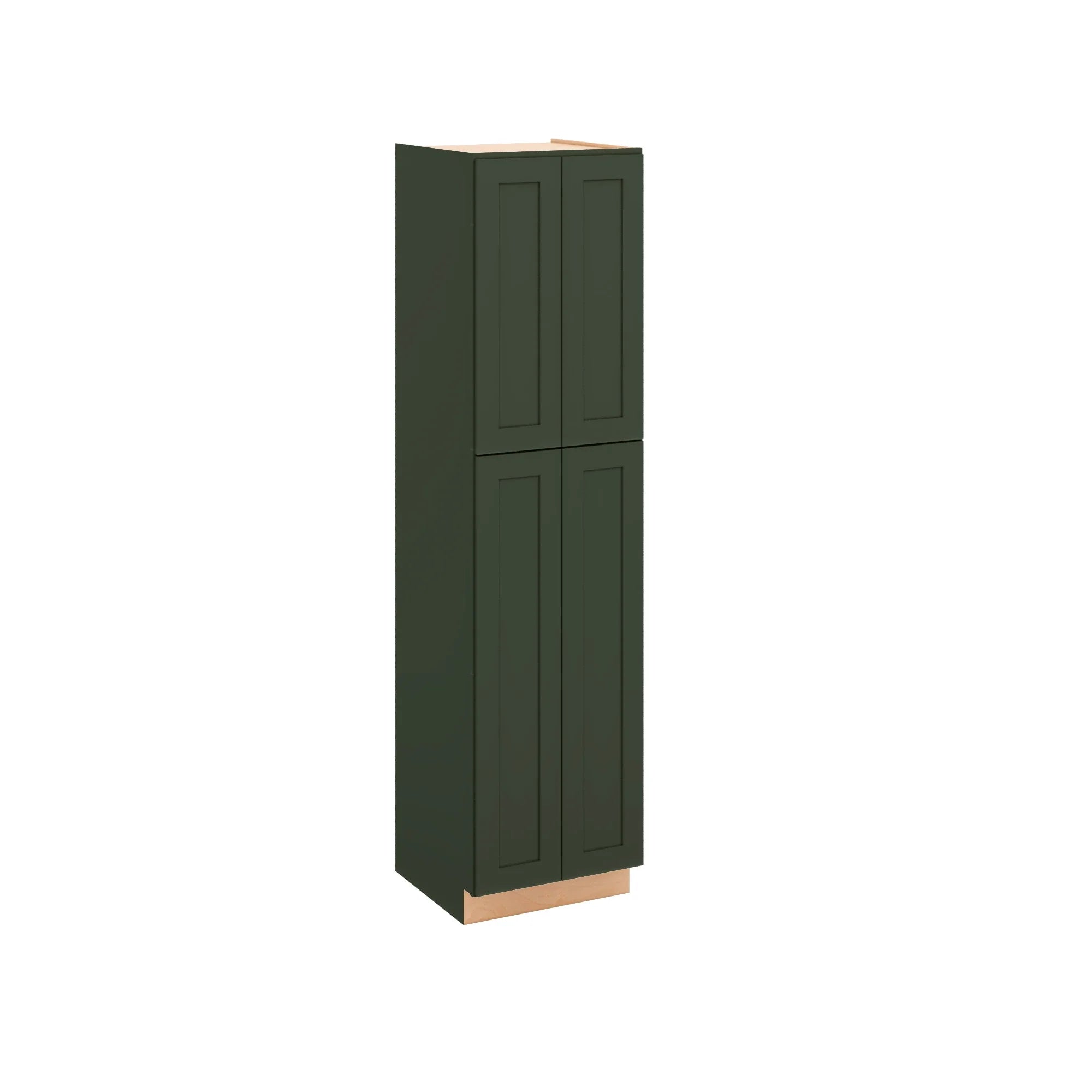 Modernform Cabinet Slim Sage Green 24" W X 96" H X 24" D Tall Pantry Cabinet