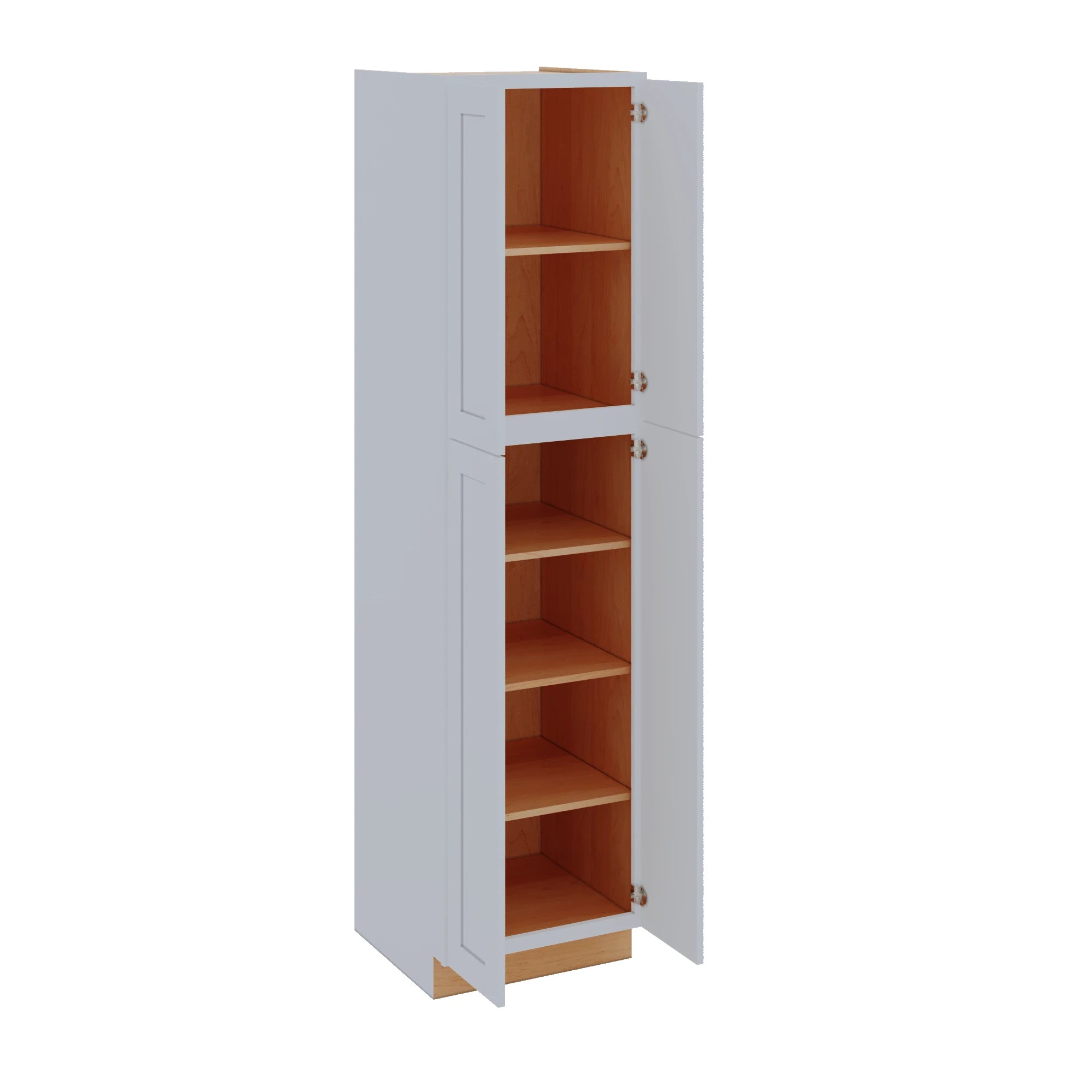 Modernform Cabinet Grey Shaker 24" W X 96" H X 24" D Tall Pantry Cabinet