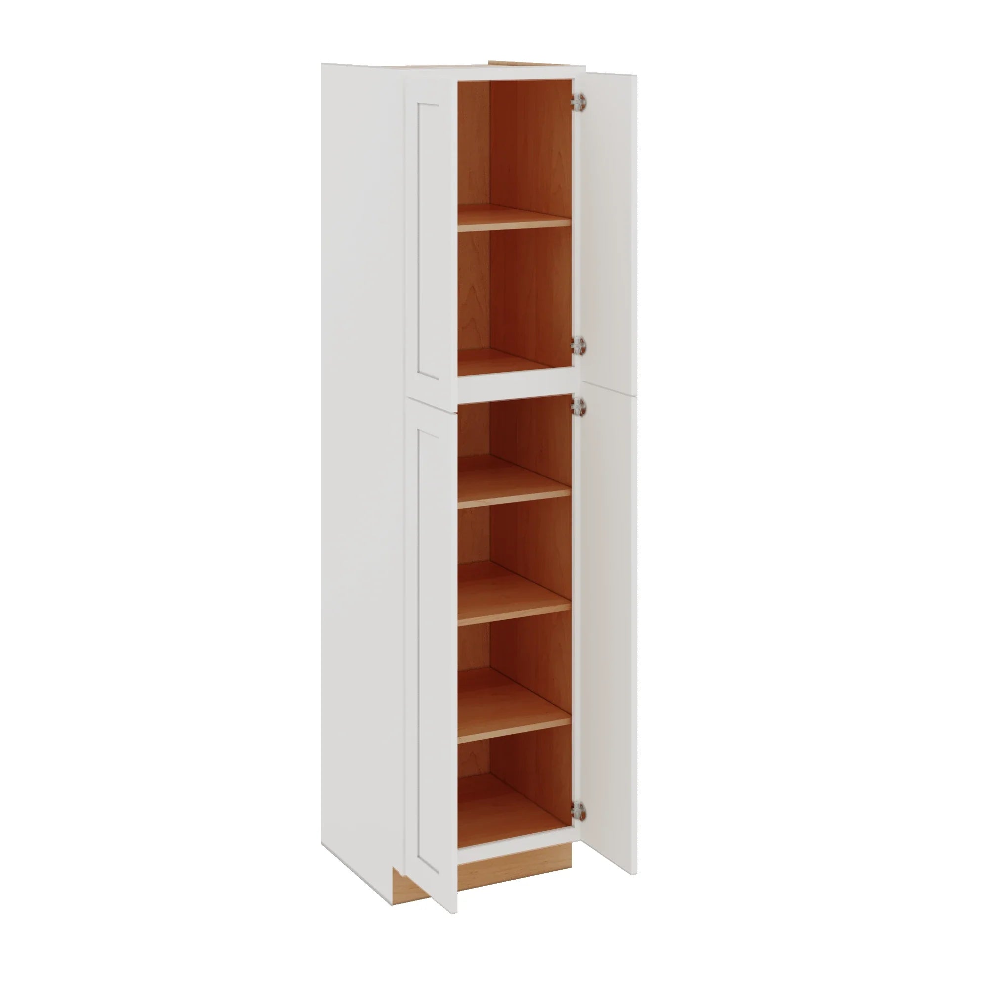 Modernform Cabinet White Shaker 24" W X 96" H X 24" D Tall Pantry Cabinet