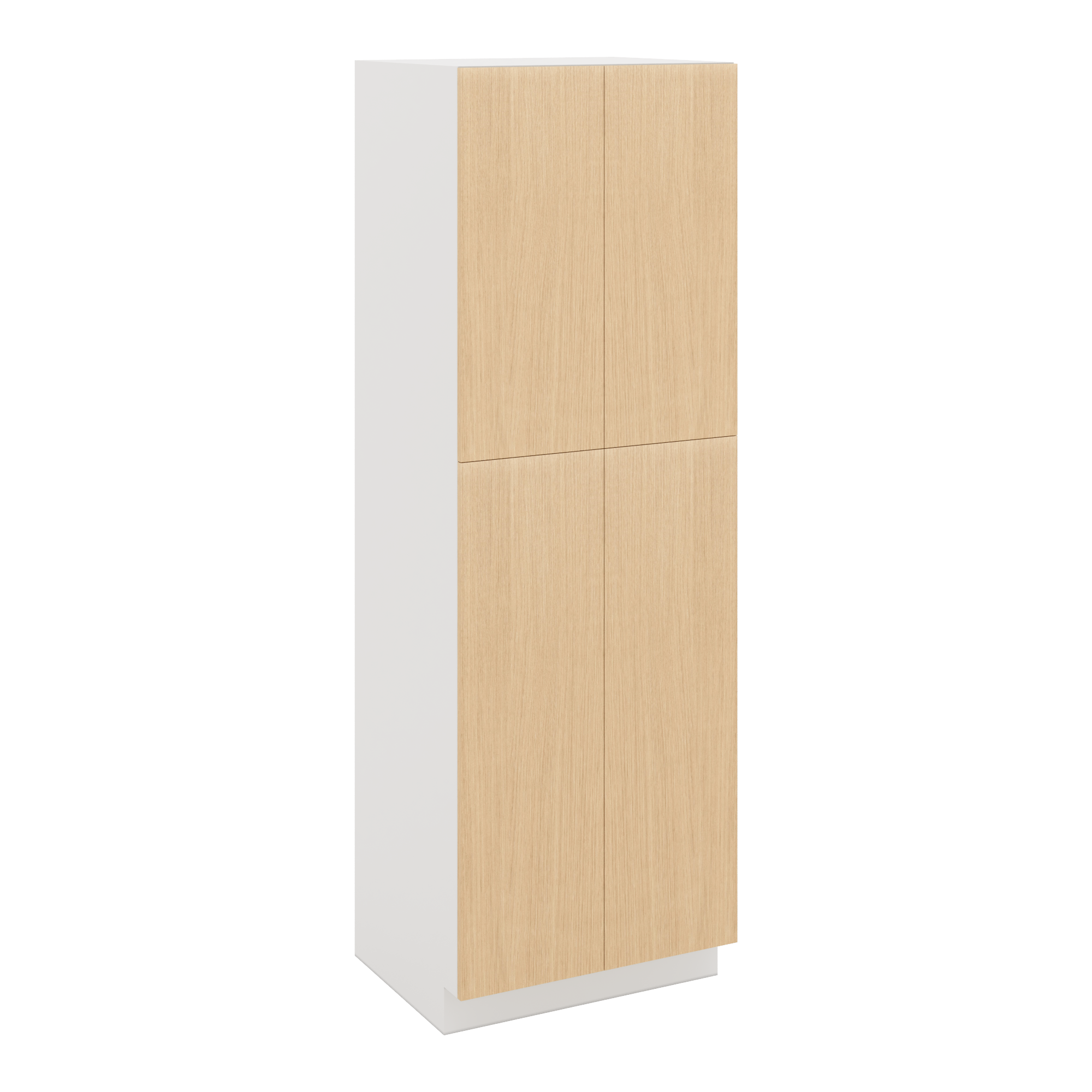 Modernform Cabinet Natural Oak 30" W X 90" H X 24" D Double Door Tall Pantry Cabinet