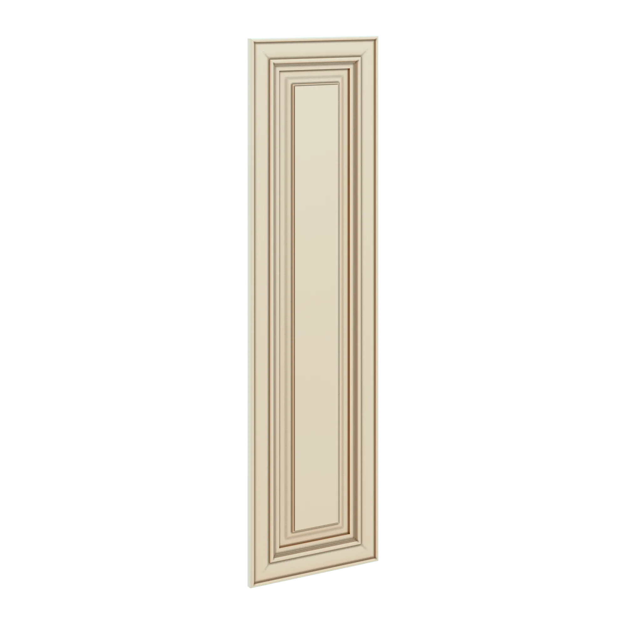 J&K Creme Glazed A7 Dummy Lower Door Panel 13 1/2" W x 49 1/2" H