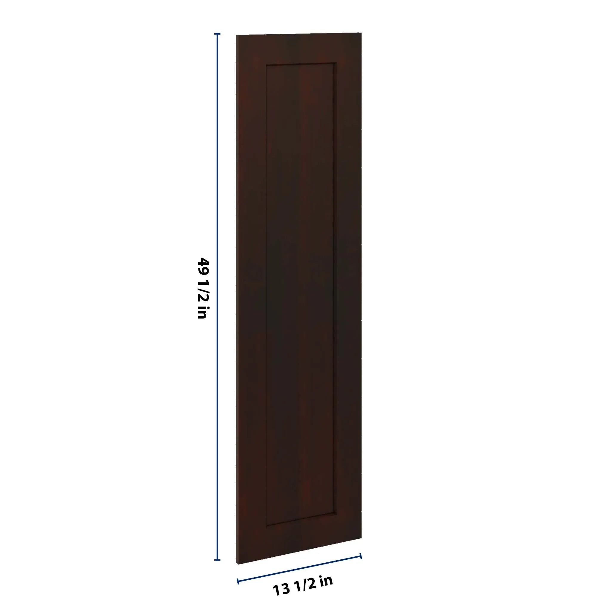 J&K Java Coffee S1 Dummy Lower Door Panel 13 1/2" W x 49 1/2" H