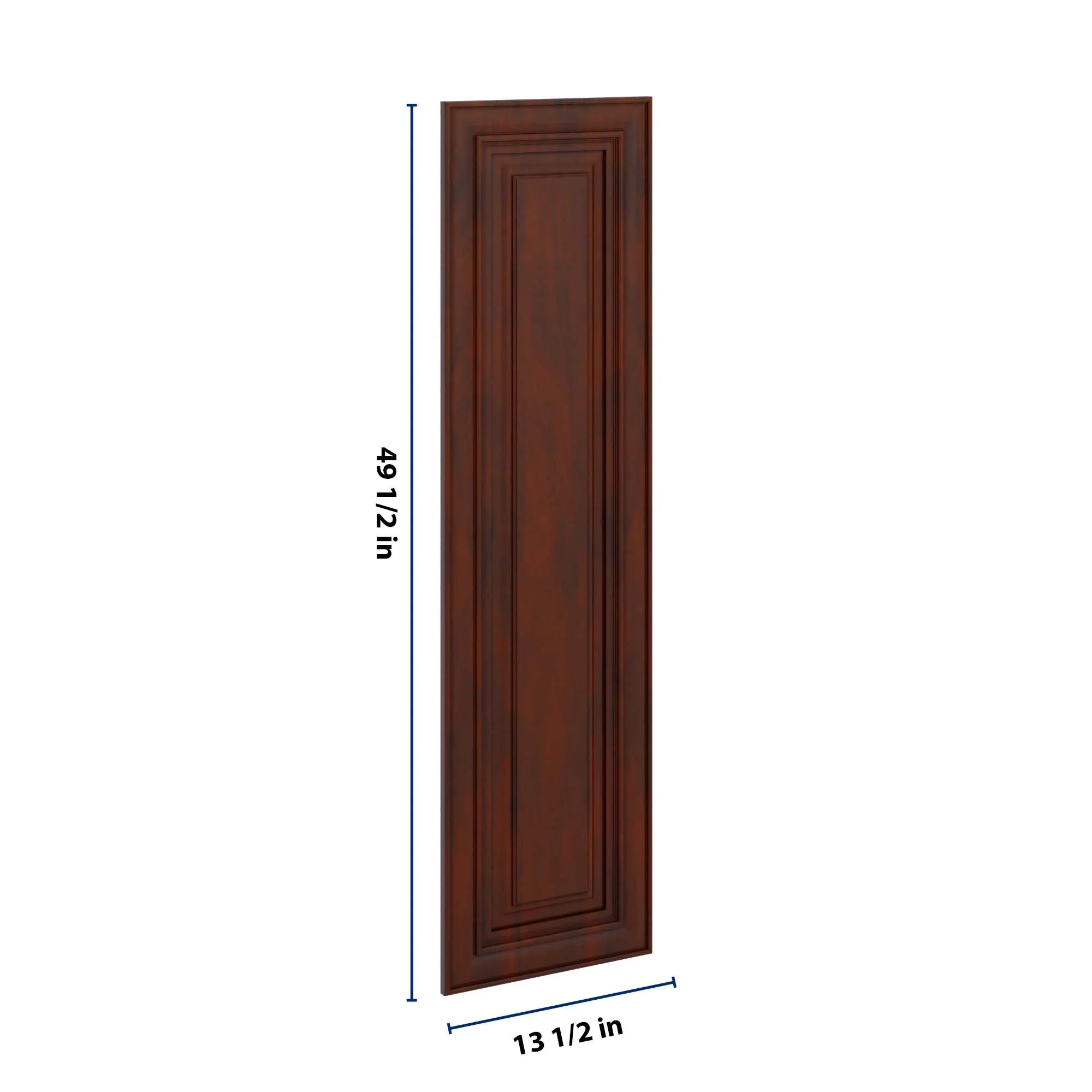 J&K Mahogany J5 Dummy Lower Door Panel 13 1/2" W x 49 1/2" H