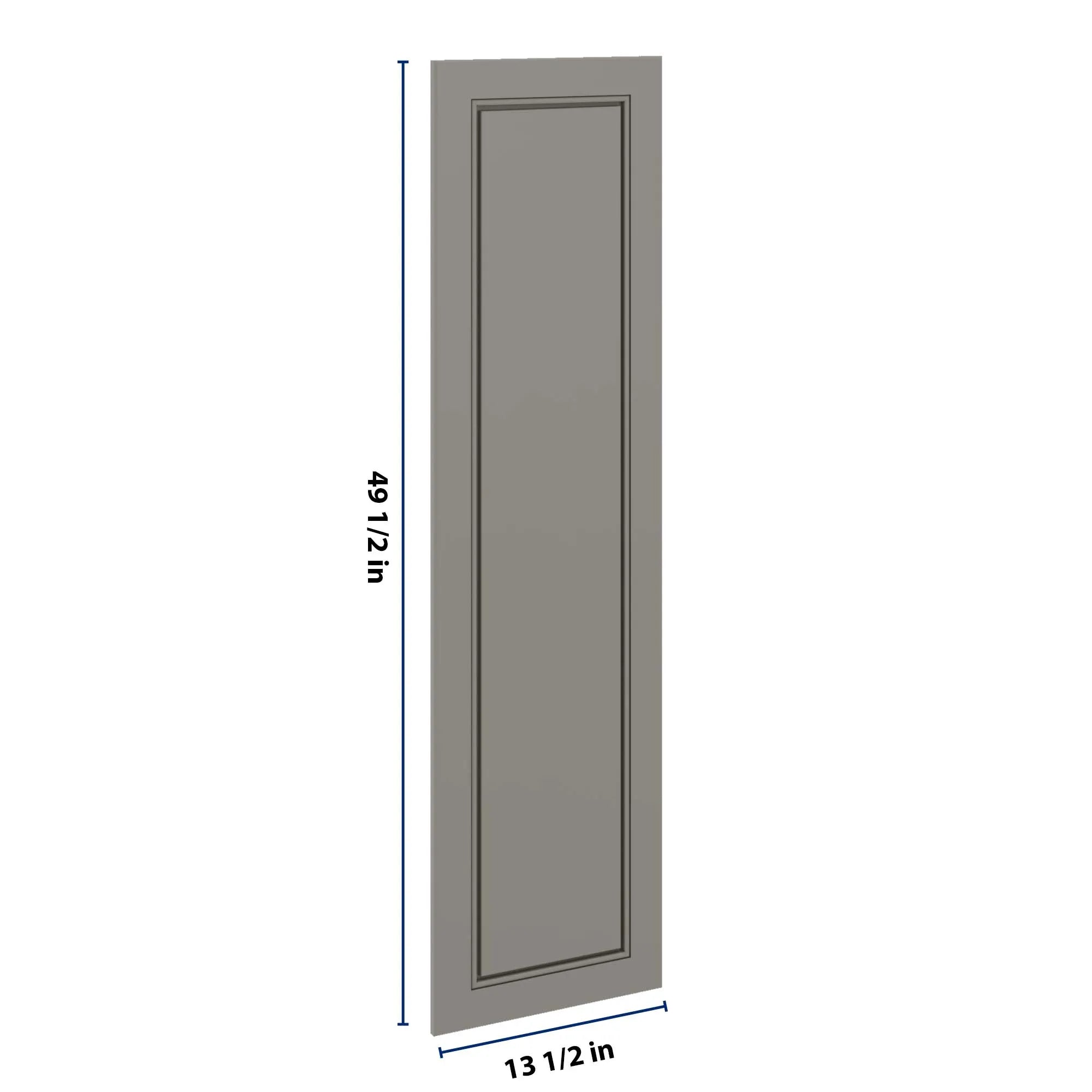 J&K Greige K3 Dummy Lower Door Panel 13 1/2" W x 49 1/2" H