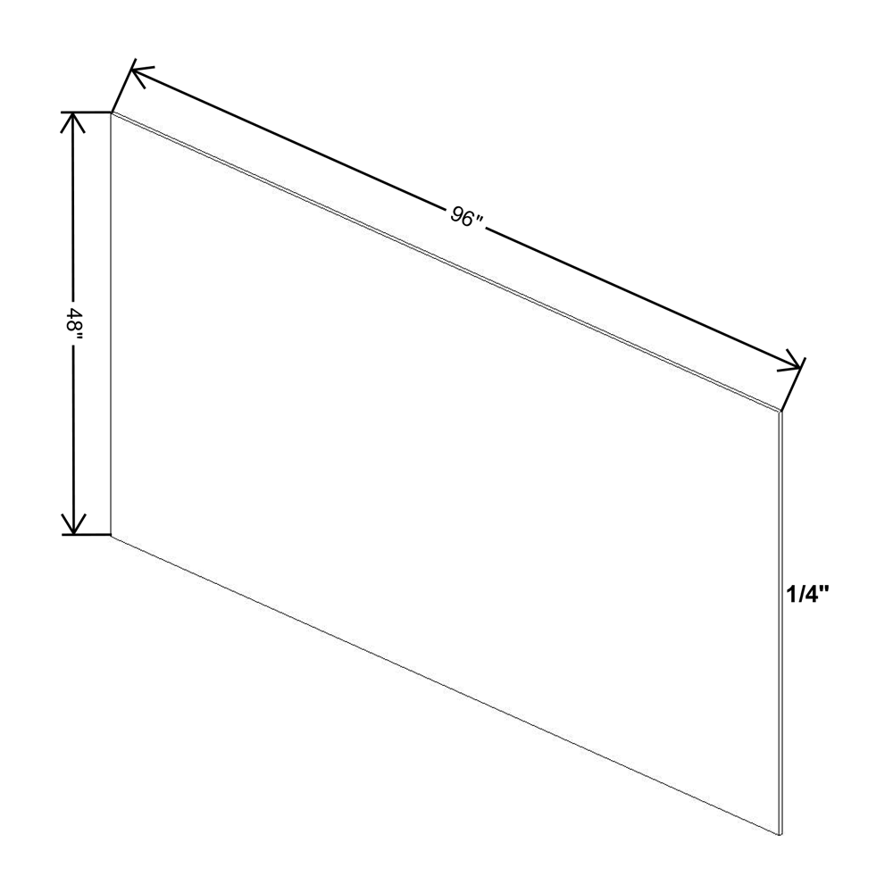 Cubitac Imperial Madison Hazelnut 1/4" Plywood Panel