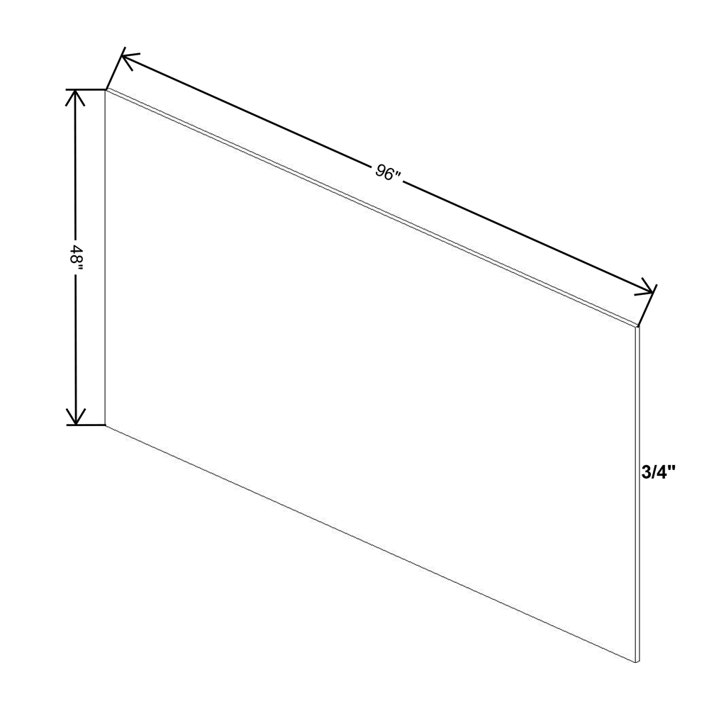 Cubitac Imperial Madison Dusk 3/4"D Plywood Panel