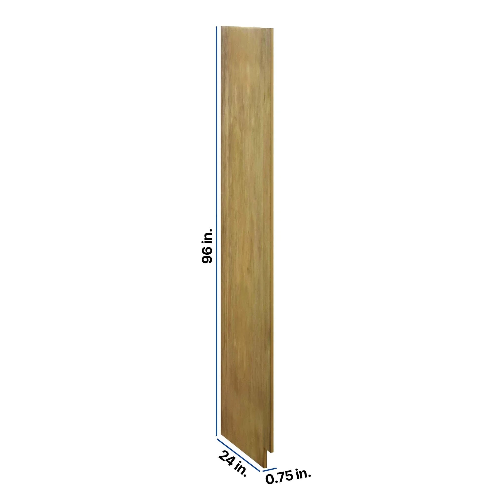 Modernform Cabinet Natural Shaker 3/4" W X 96" H X 24" D Tall End Panel