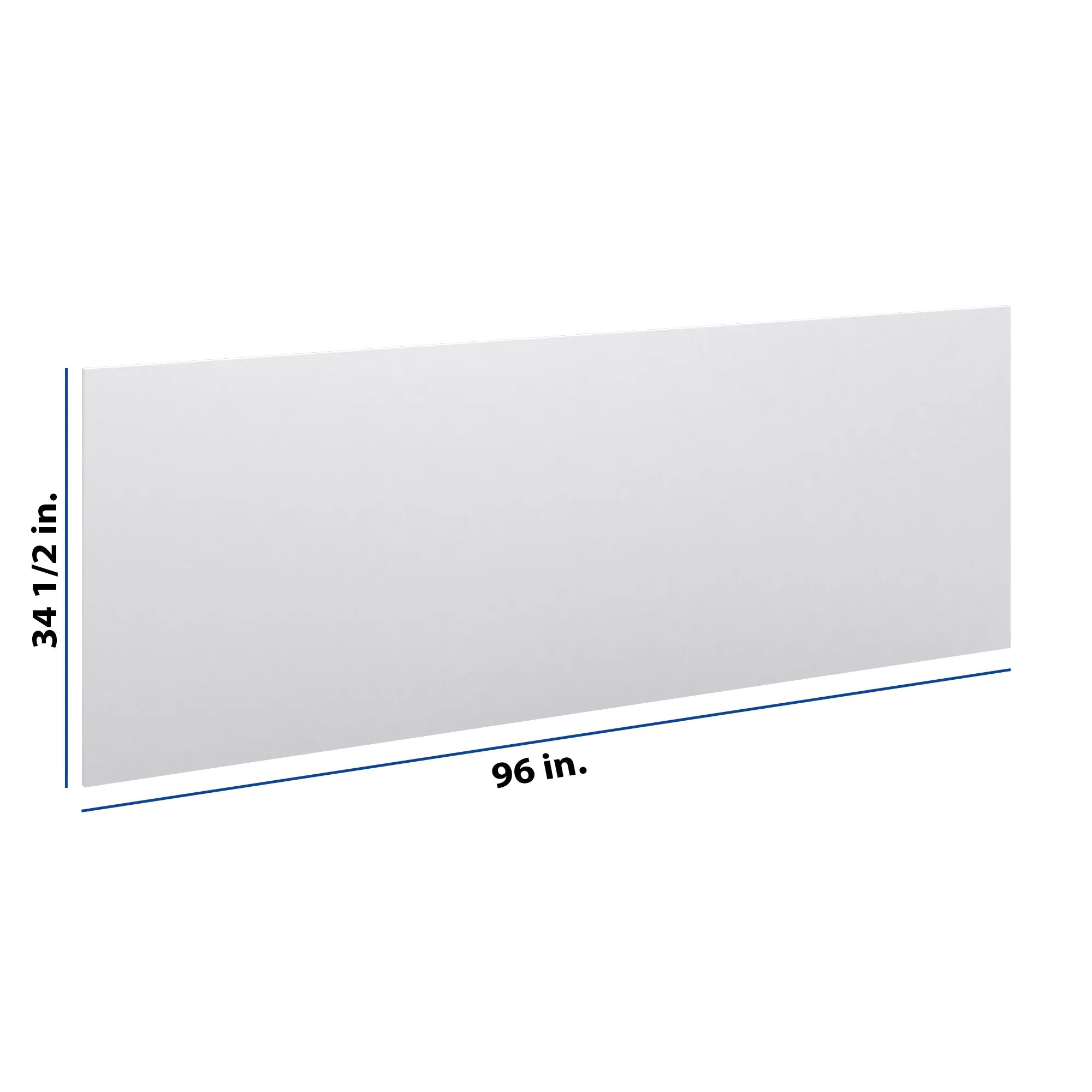 Modernform Cabinet Matte White 96" W X 34 1/2" H X 3/4" D Skin Panel