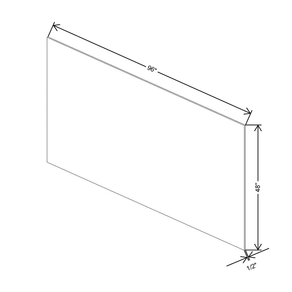 Kitchen Cabinet Distributors Brooklyn Gray 1/2" Thick Finished Plywood Filler