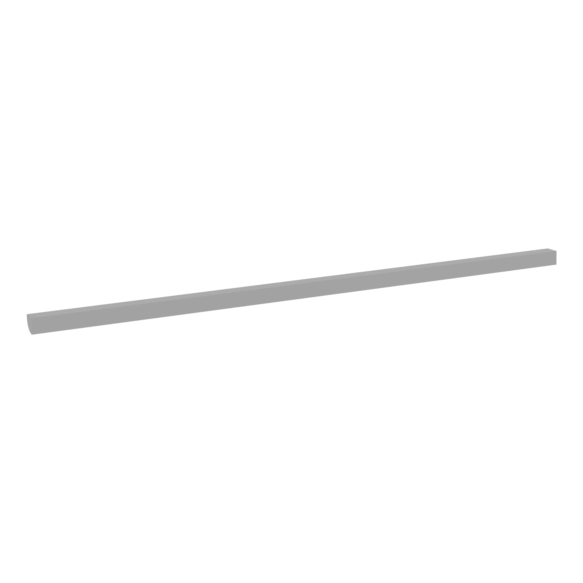 J&K Castle Grey S5 96" W Quarter Round Molding