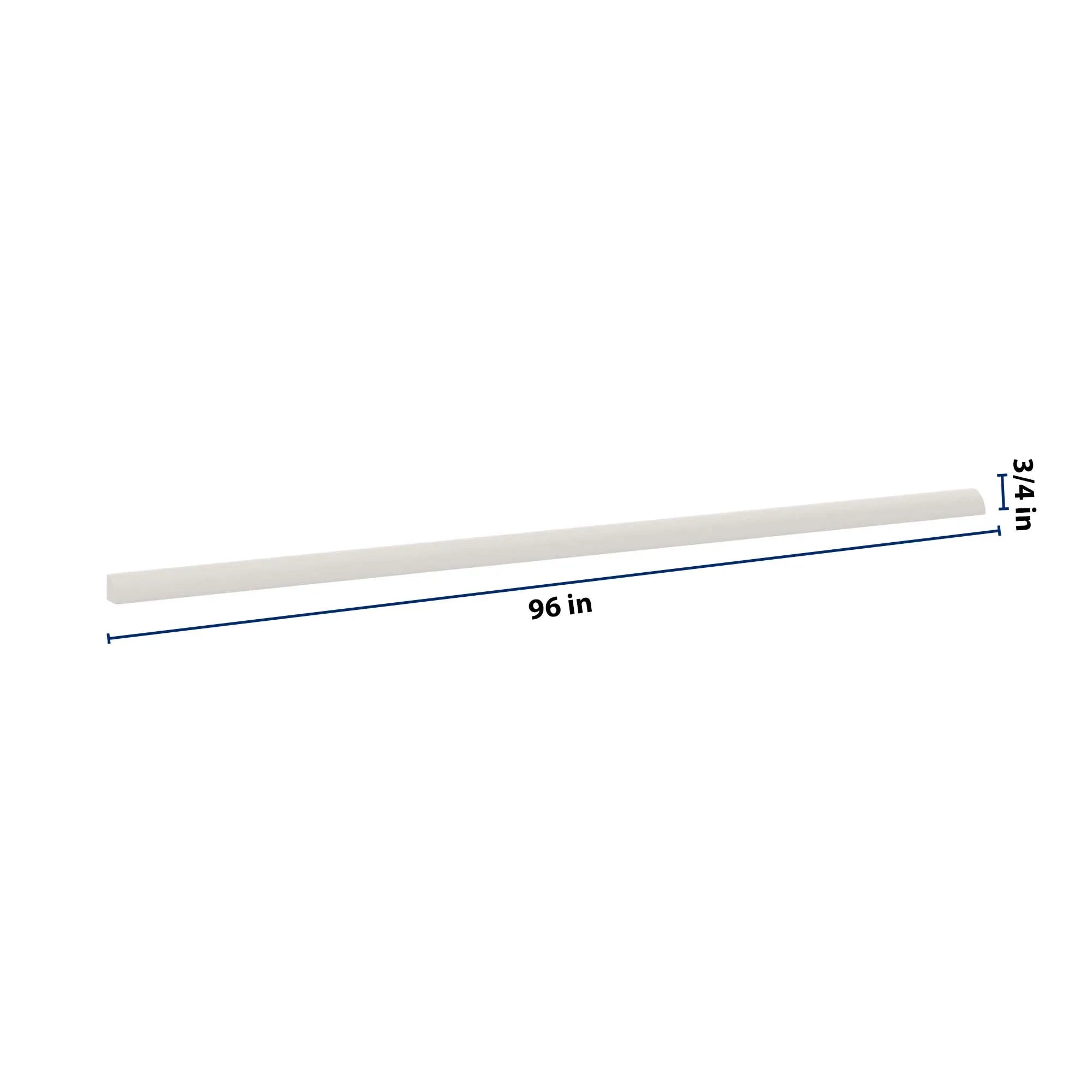 J&K Dove E1 96" W Quarter Round Molding