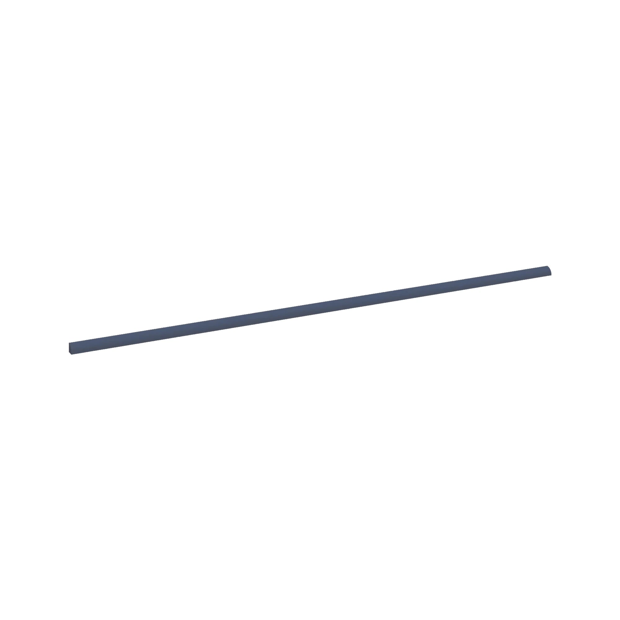 Modernform Cabinet Signature Blue 96" W X 3/4" H X 3/4" D Quarter Round Molding
