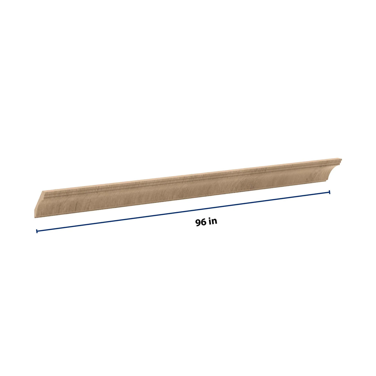 CNC Luxor 5-Piece Harvest 96" W X 3 1/8" H X 2 1/8" D Royal Cove Crown Molding