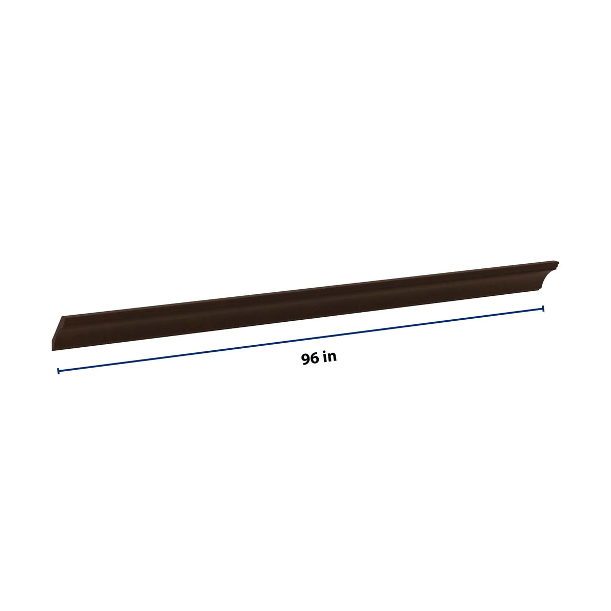 CNC Luxor 5-Piece Espresso 96" W X 3 1/4" H X 2 1/4" D Royal Cove Crown Molding