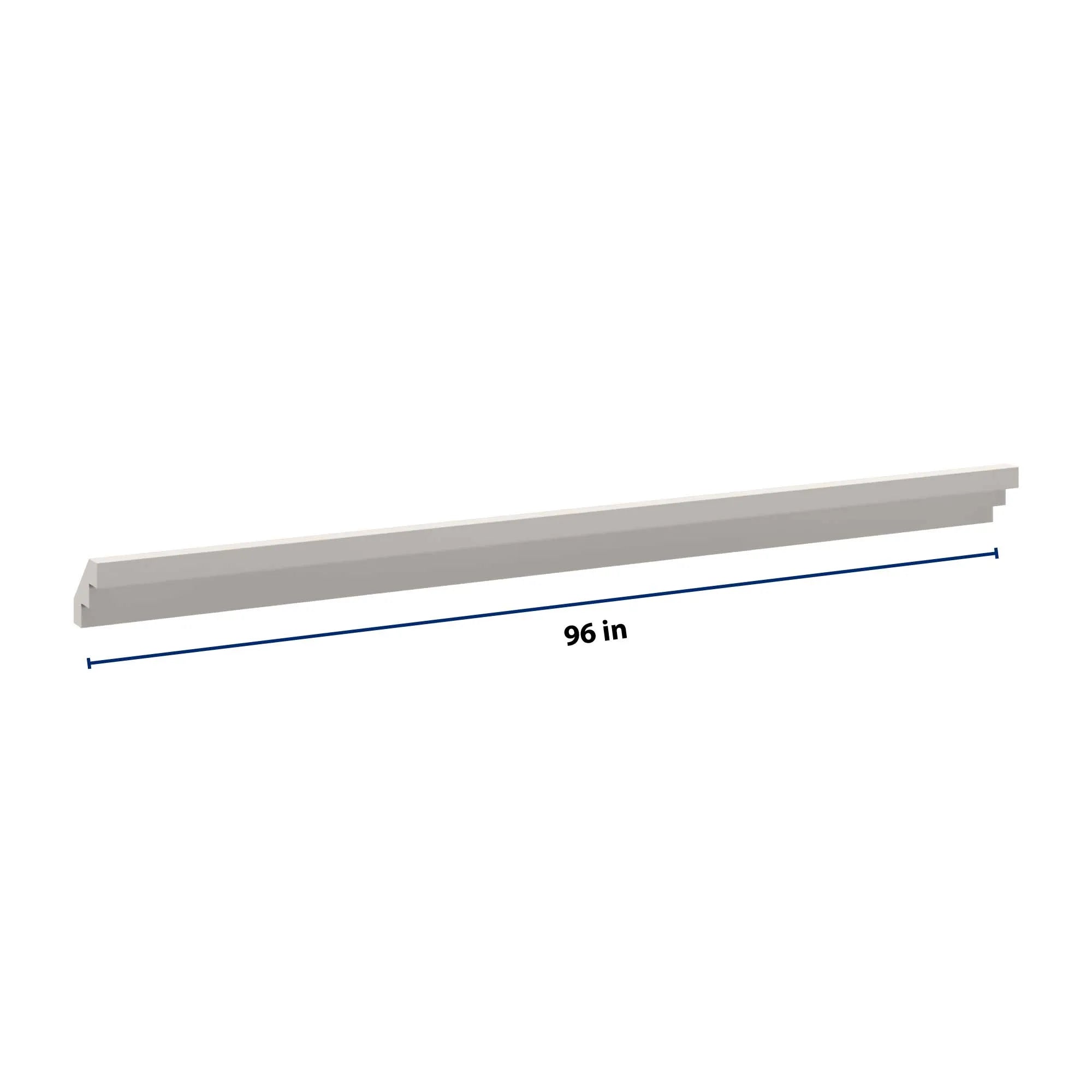 cnc luxor 5 piece misty grey 96 w x 3 1 8 h x 2 1 8 d royal crown molding