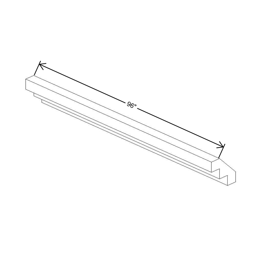 CNC Luxor Harvest 96" W X 3 1/8" H X 2 1/8" D Royal Crown Molding