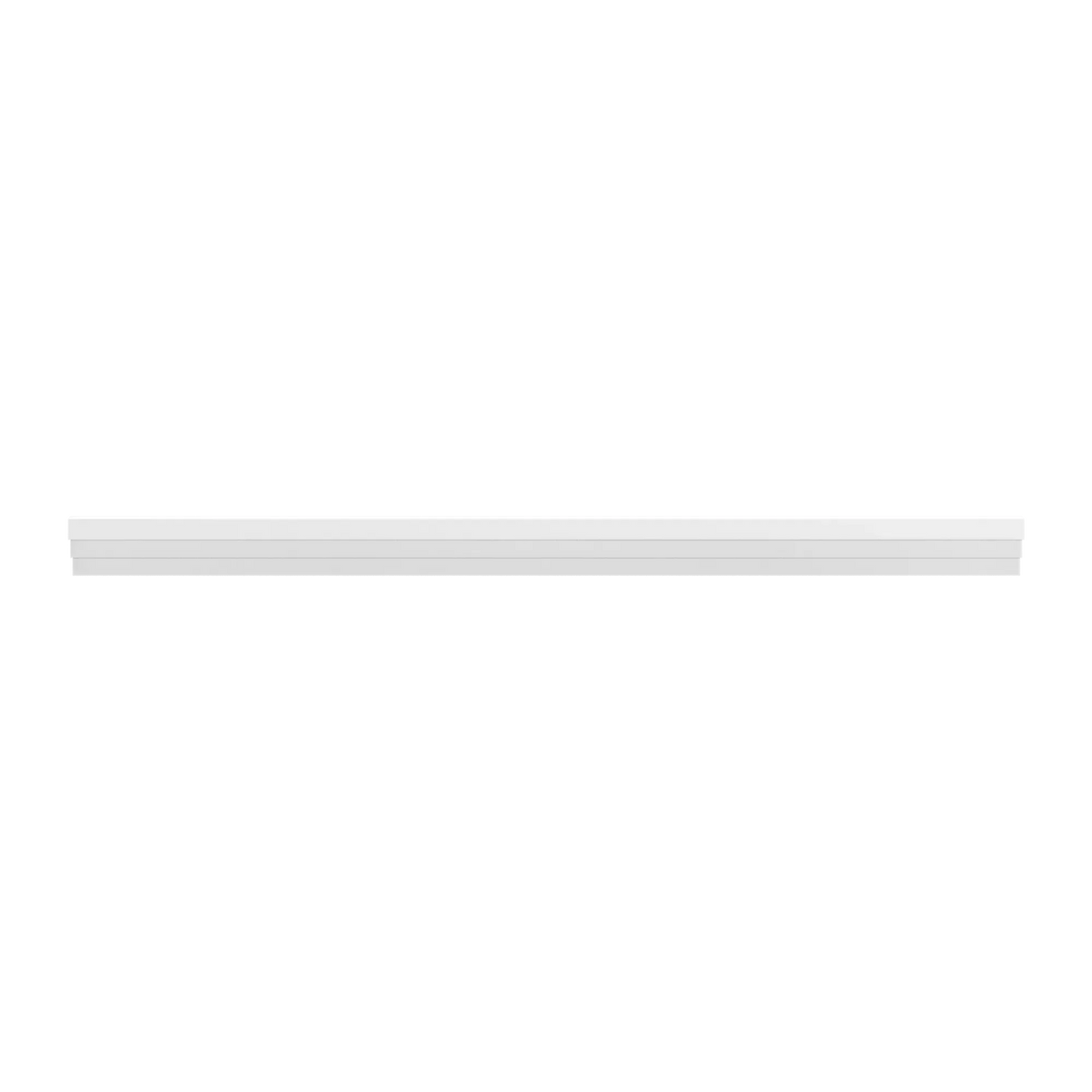 cnc luxor white 96 w x 3 1 8 h x 2 1 8 d royal crown molding