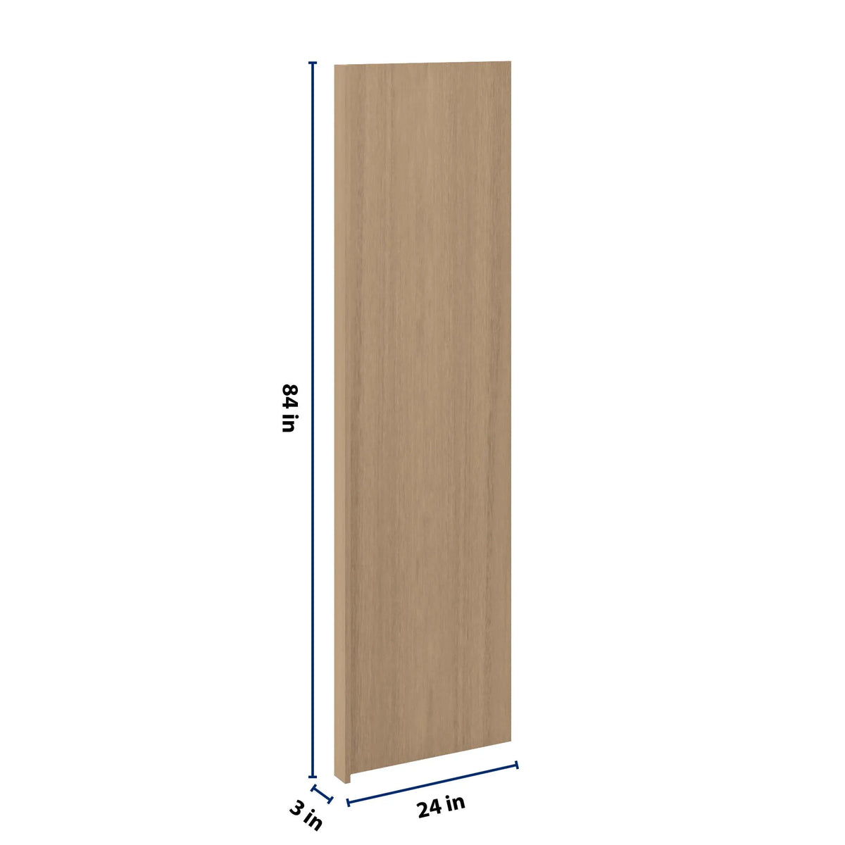 CNC Luxor 5-Piece Harvest 3" W X 84" H X 24" D Refrigerator End Panel