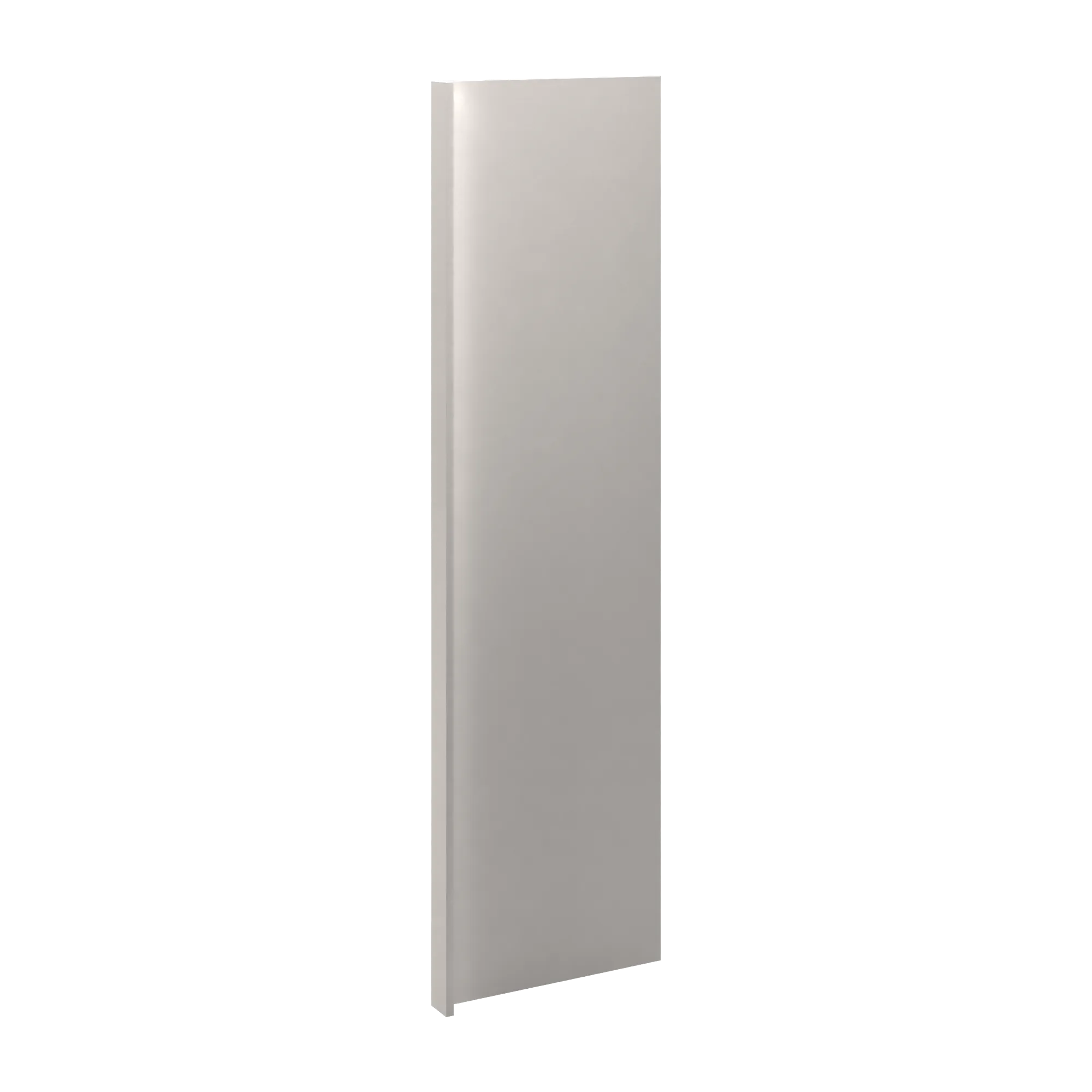 cnc luxor 5 piece misty grey 3 w x 84 h x 24 d refrigerator end panel