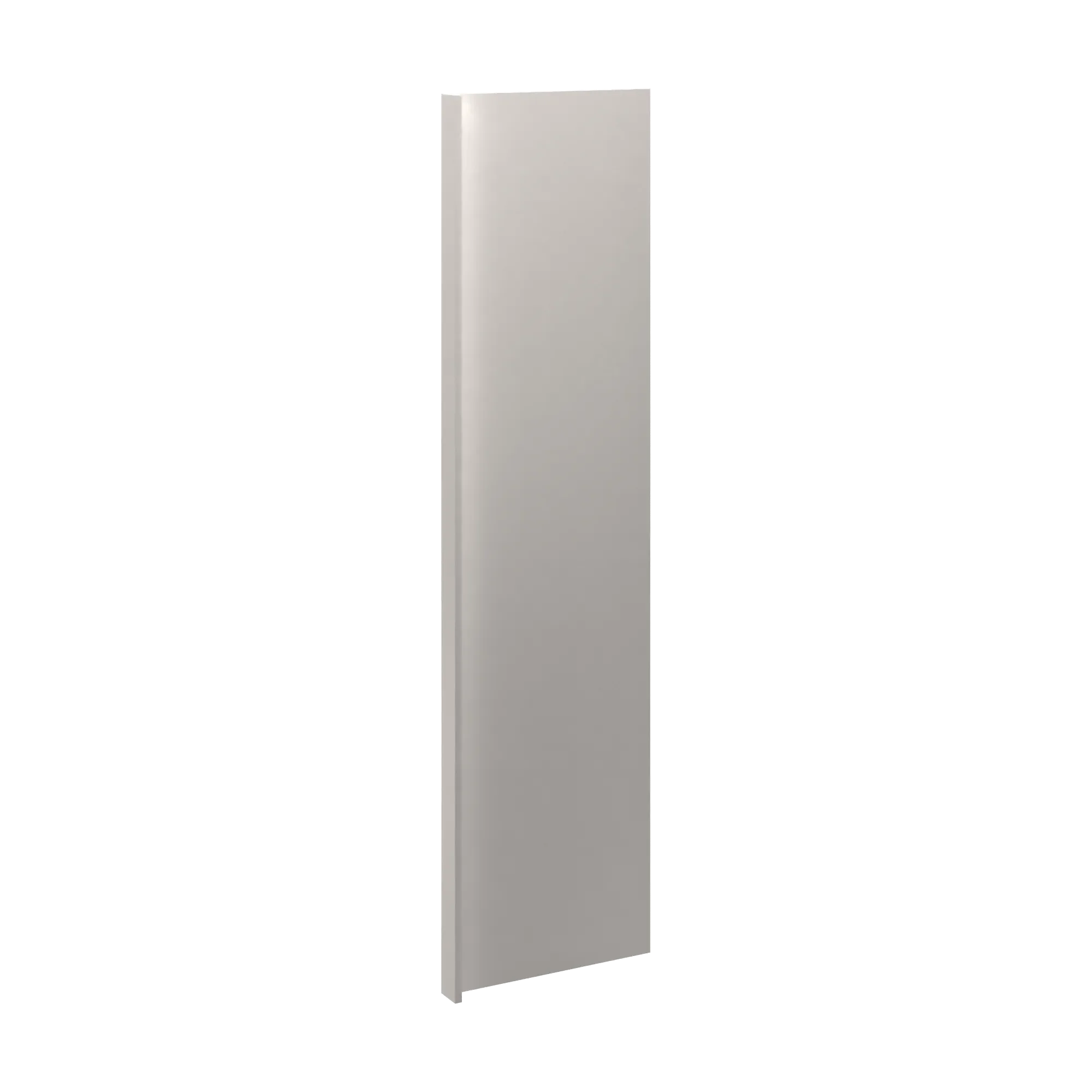 cnc luxor 5 piece misty grey 3 w x 90 h x 24 d refrigerator end panel