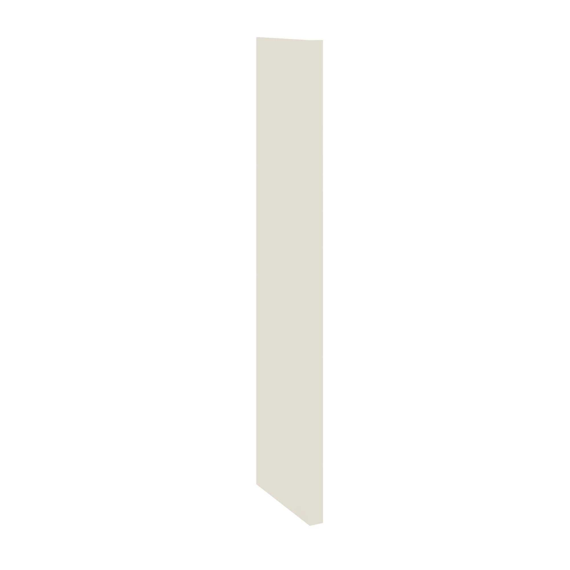 Modernform Cabinet Slim Dove White 3" W X 96" H X 24" D Refrigerator End Panel