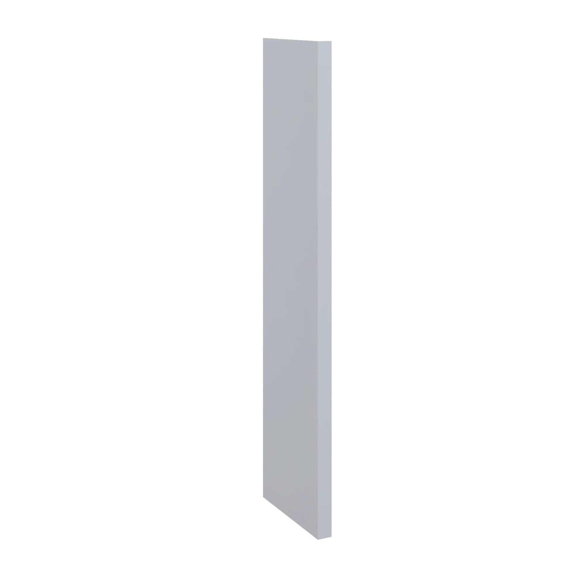 Modernform Cabinet Grey Shaker 3" W X 96" H X 24" D Refrigerator End Panel