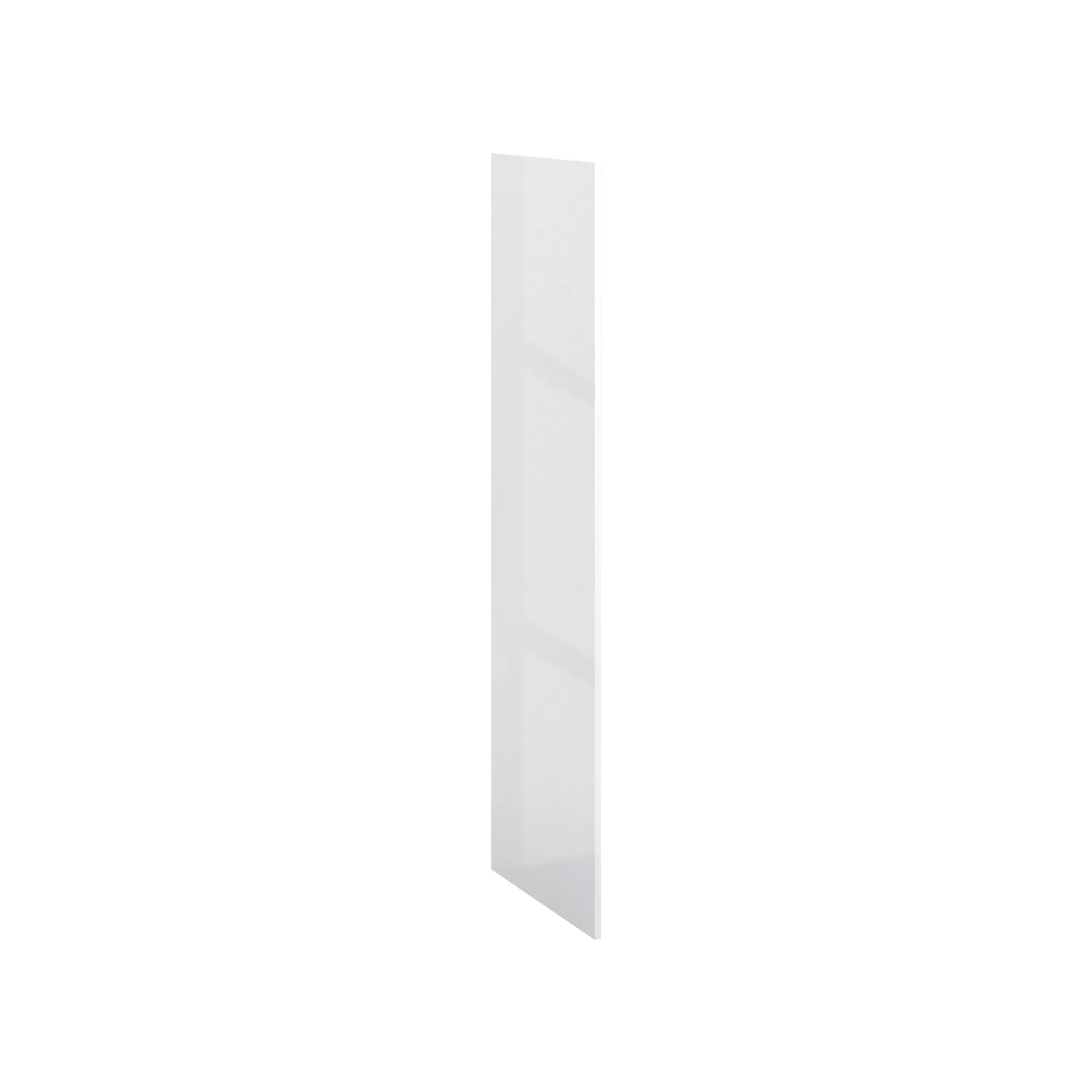 Modernform Cabinet Gloss White 3/4" W X 84" H X 25" D Refrigerator End Panel