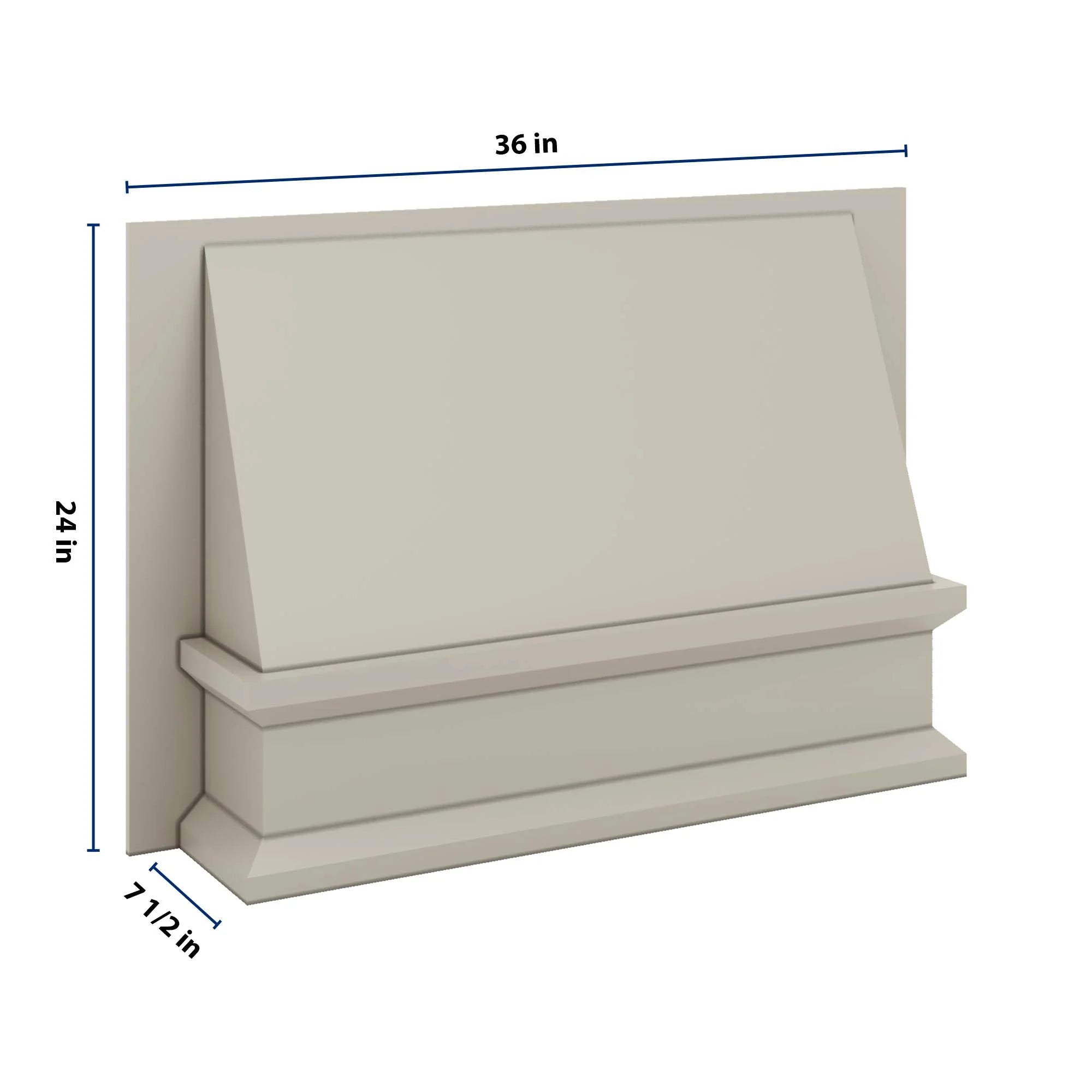 J&K Pebble B6 Range Wood Hood 36" W x 24" H