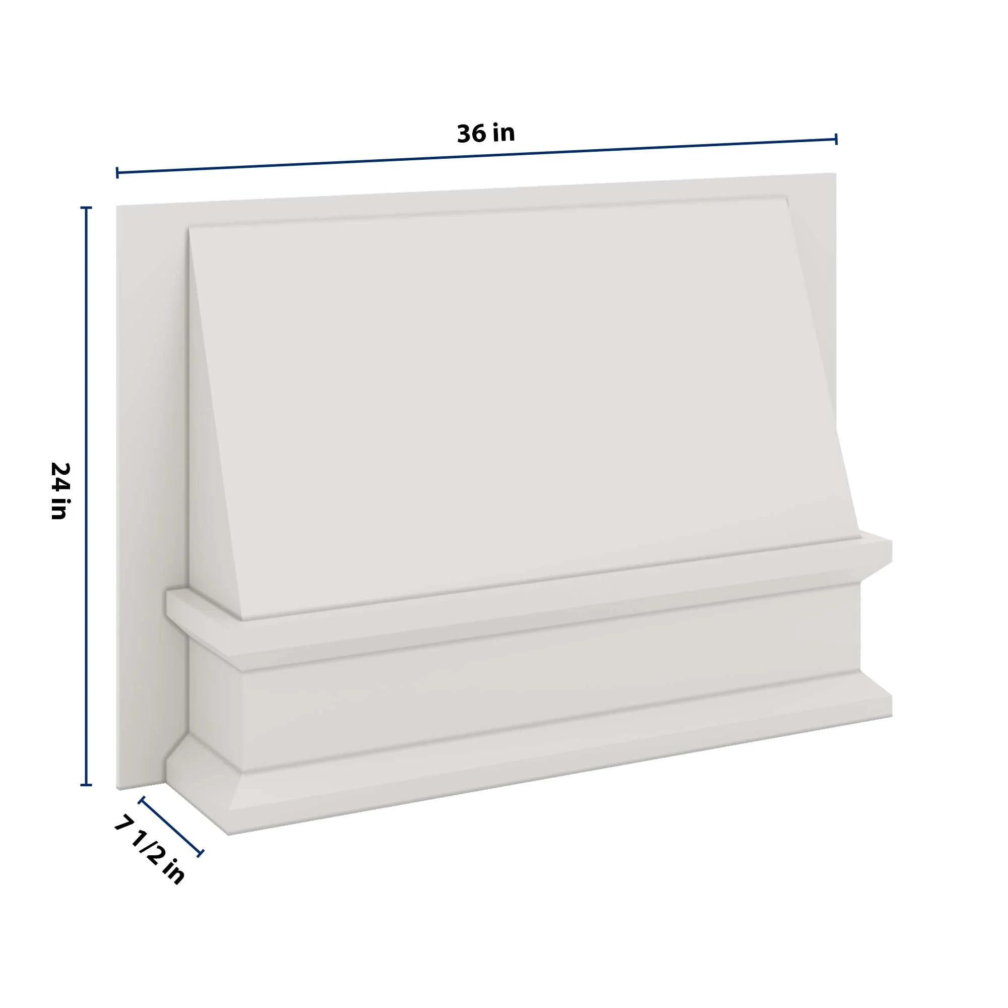 J&K Pure B5 Range Wood Hood 36" W x 24" H