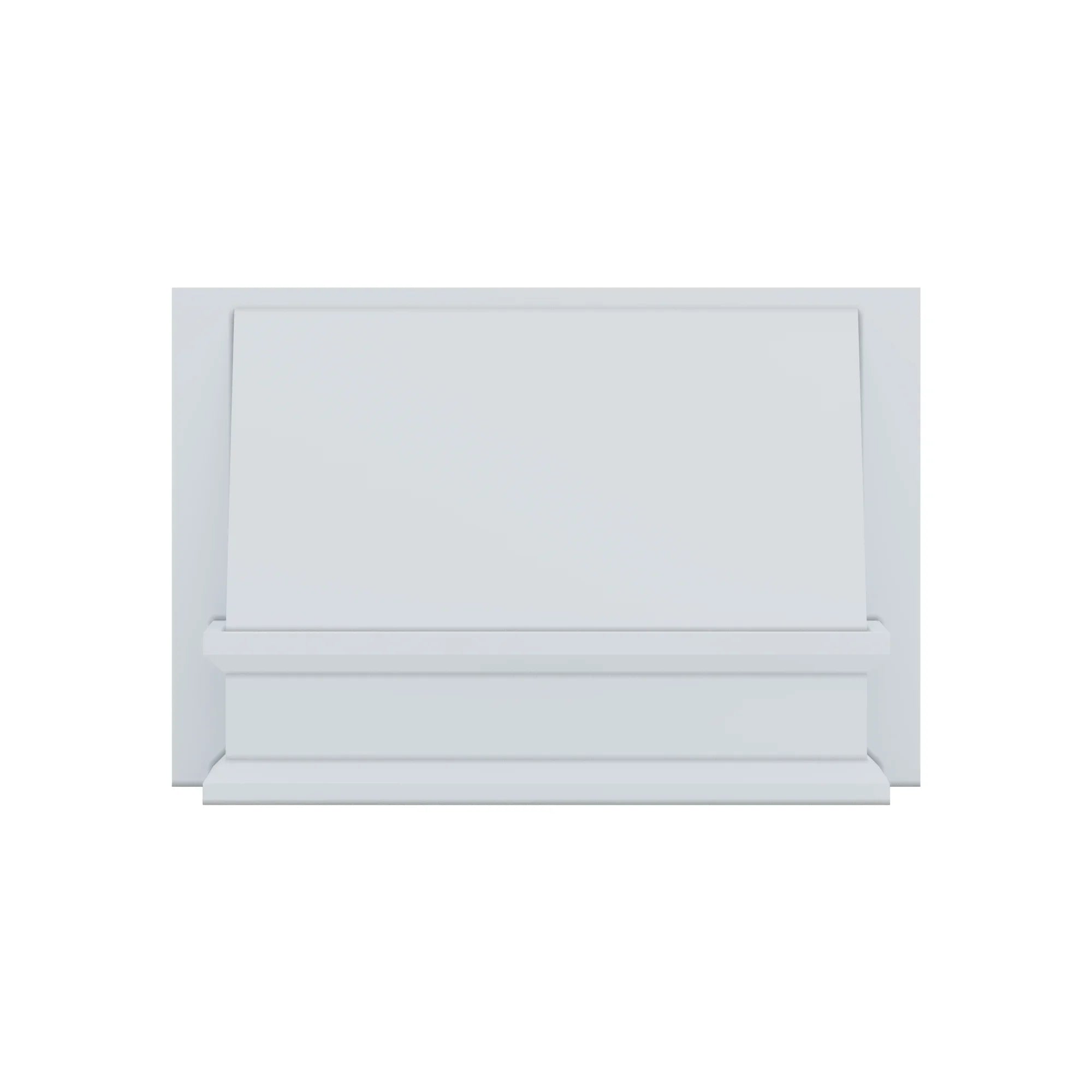 J&K White Shaker S8 Range Wood Hood 36" W x 24" H
