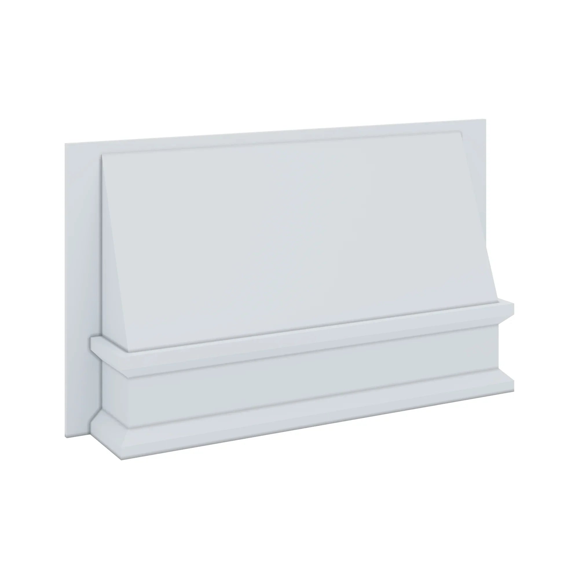 J&K White Shaker S8 Range Wood Hood 42" W x 24" H