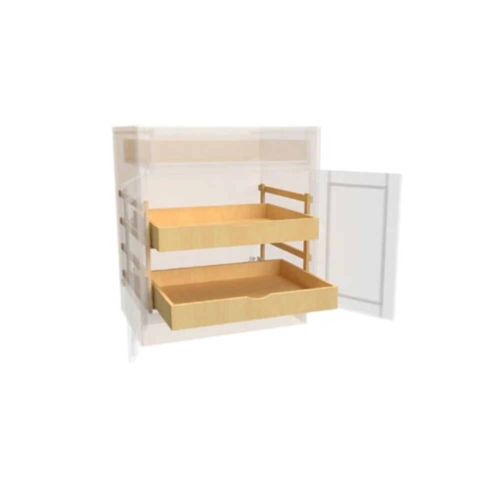 Fabuwood Allure Fusion Timber Roll Out Drawer 36" W With 80 Extension Blum Slide