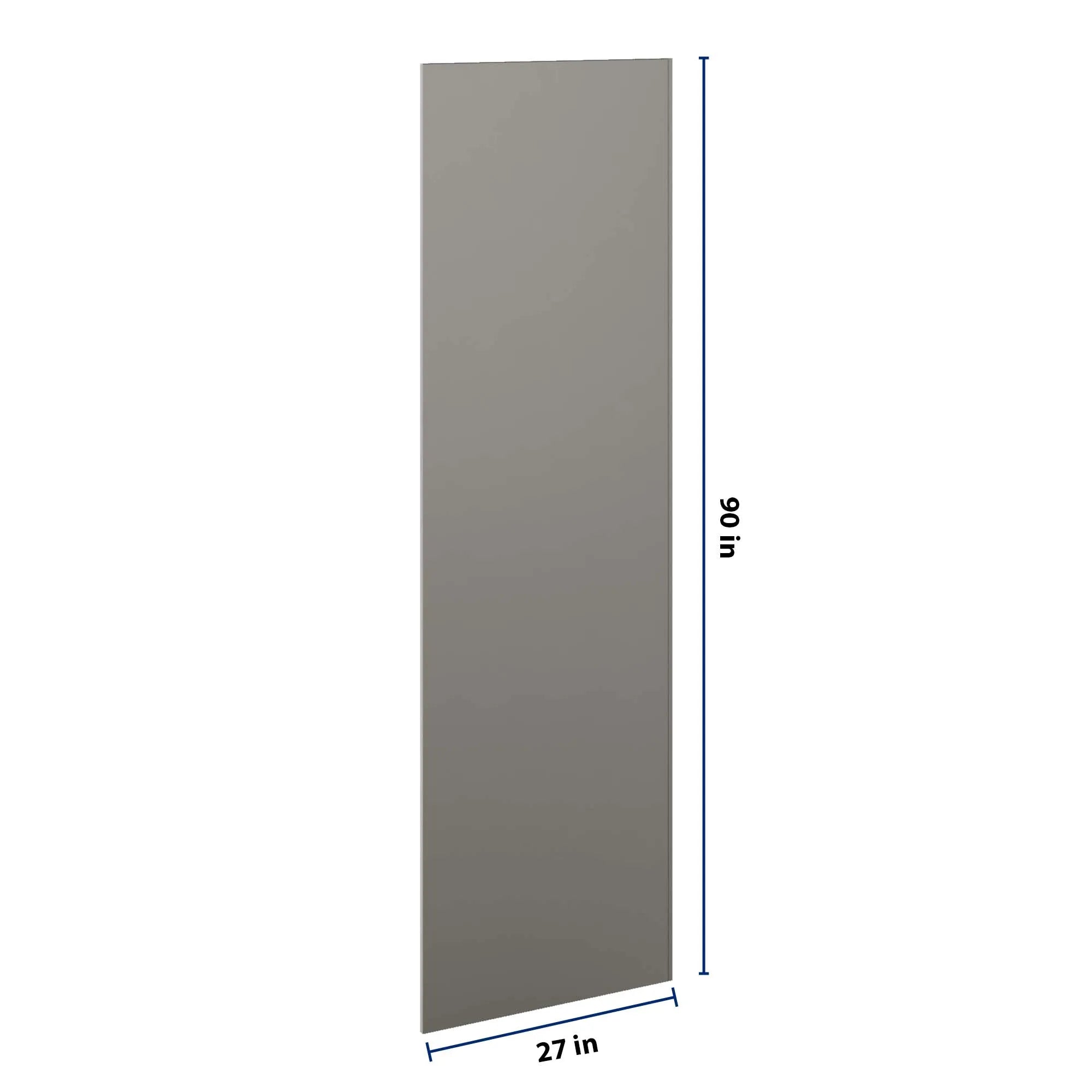 J&K Greige K3 Refrigerator Panel 3/4" W x 90" H x 27" D