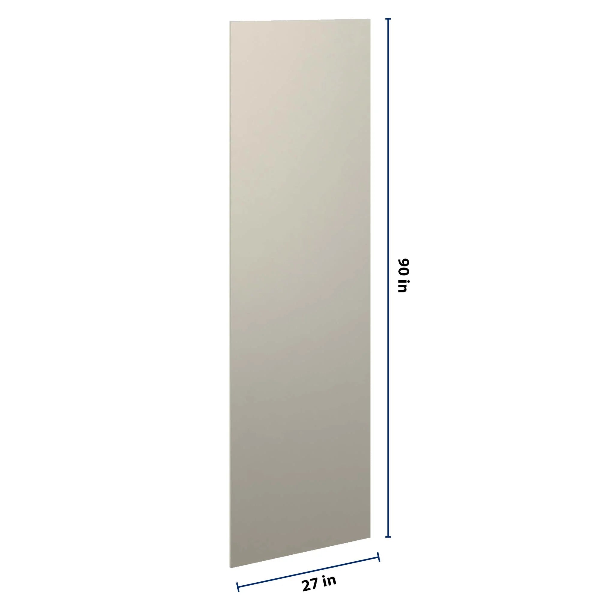 J&K Pebble B6 Refrigerator Panel 3/4" W x 90" H x 27" D